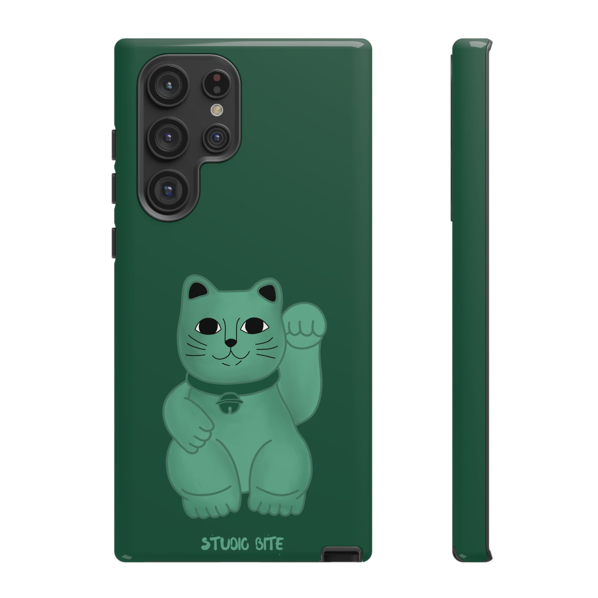FORTUNE CAT - FOREST GREEN
