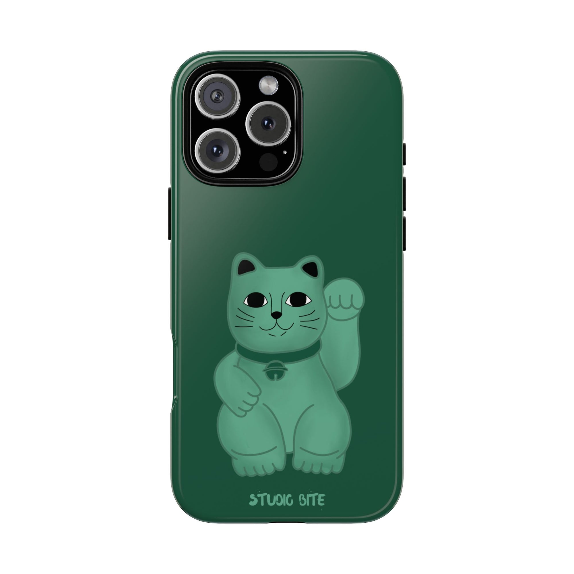 FORTUNE CAT - FOREST GREEN