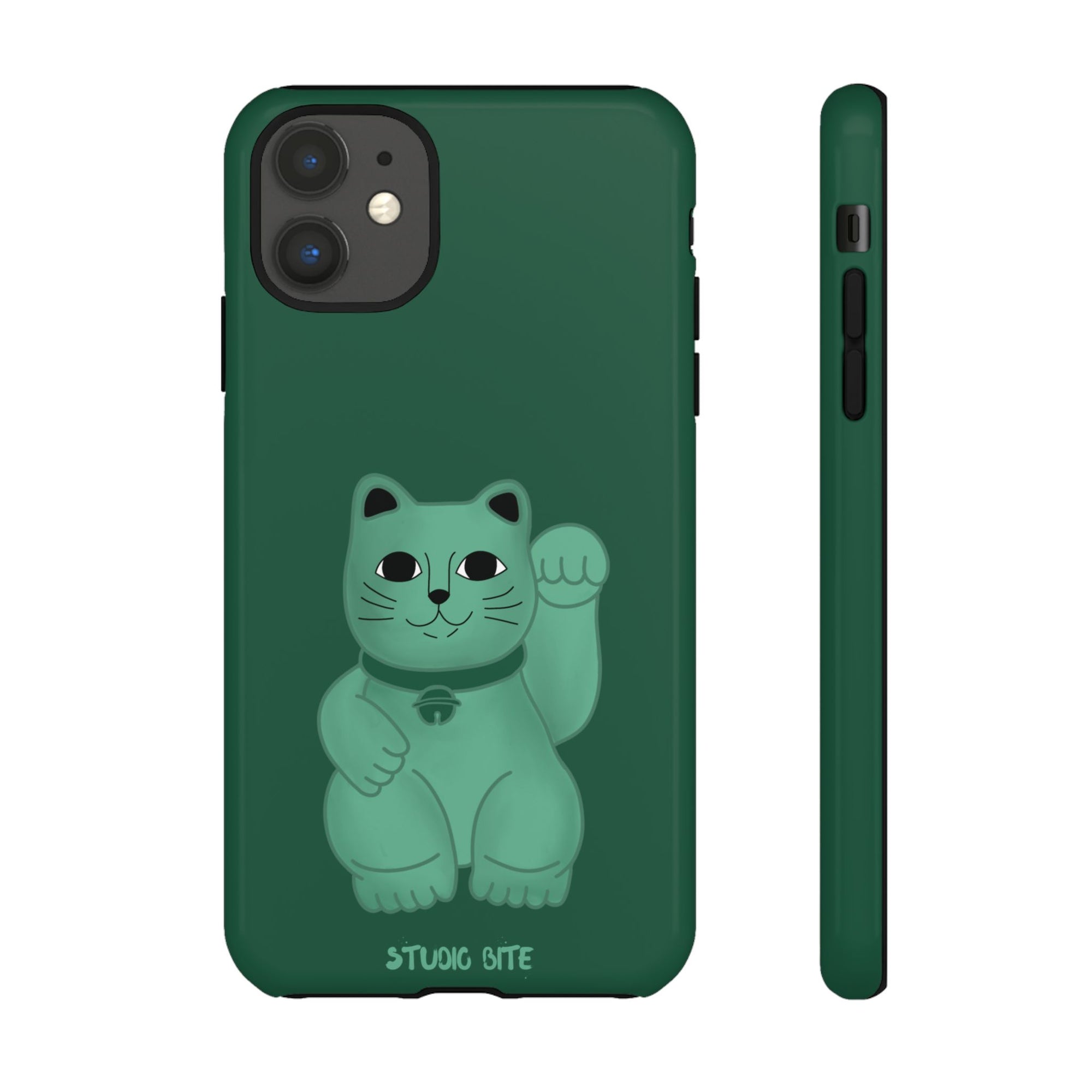 FORTUNE CAT - FOREST GREEN