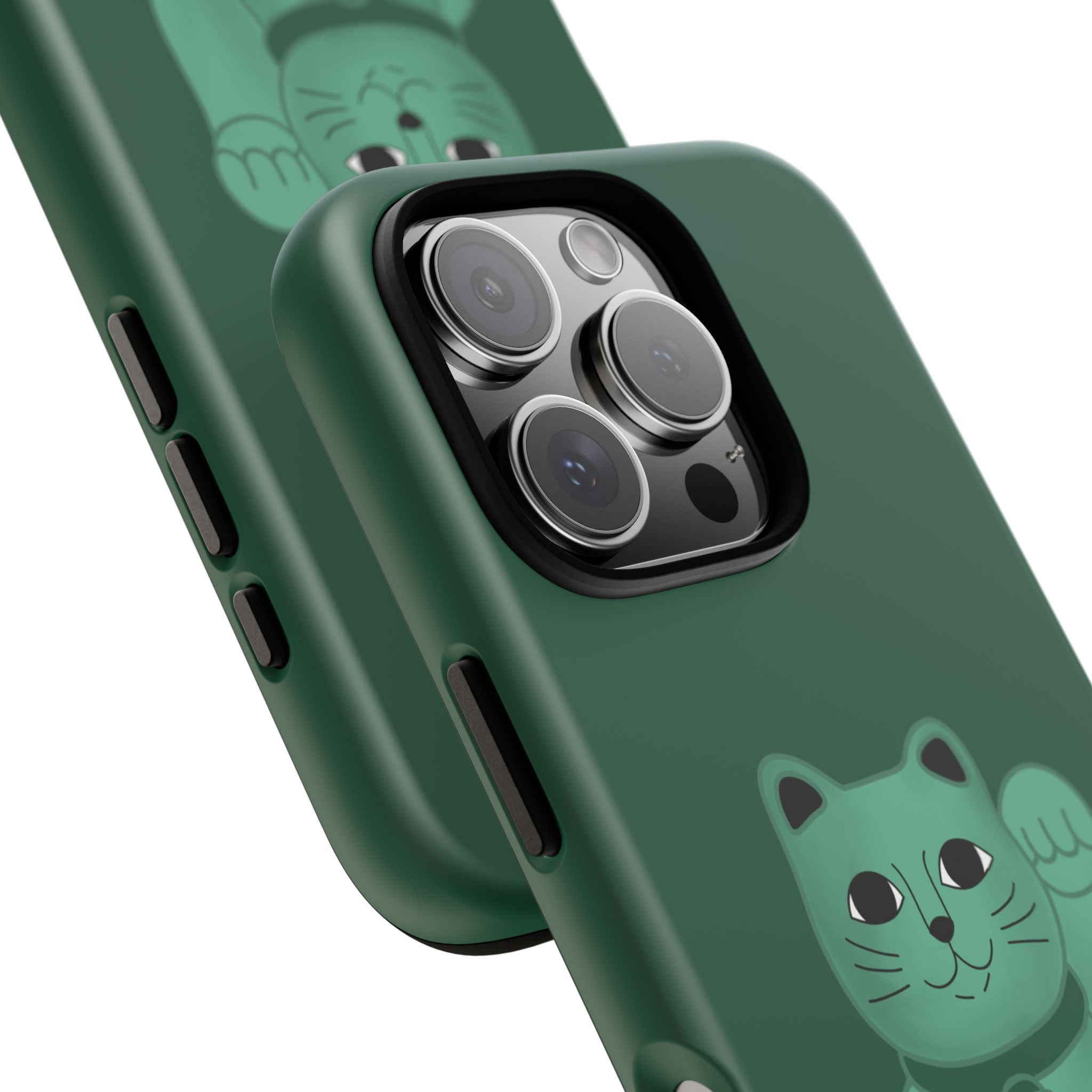 FORTUNE CAT - FOREST GREEN
