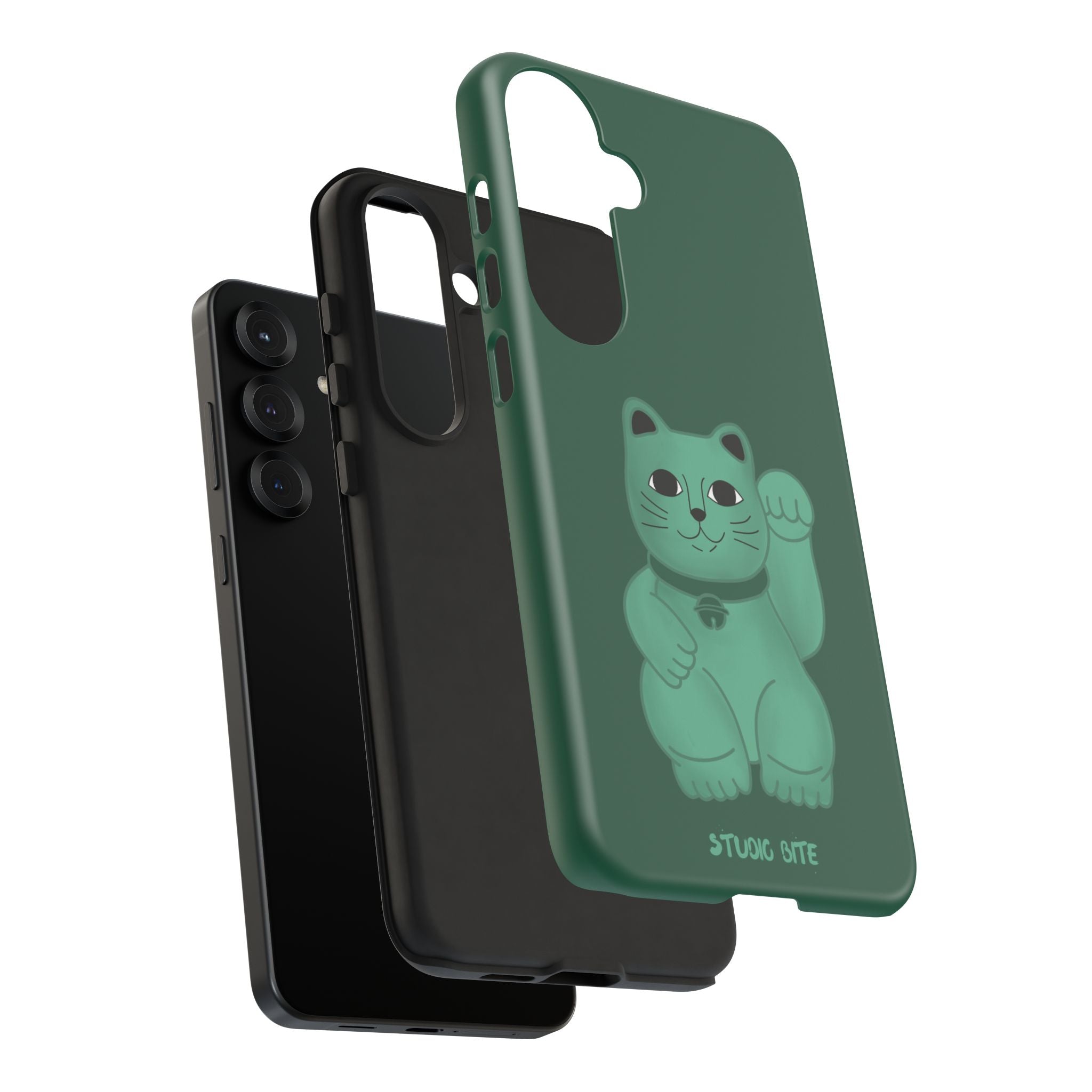 FORTUNE CAT - FOREST GREEN