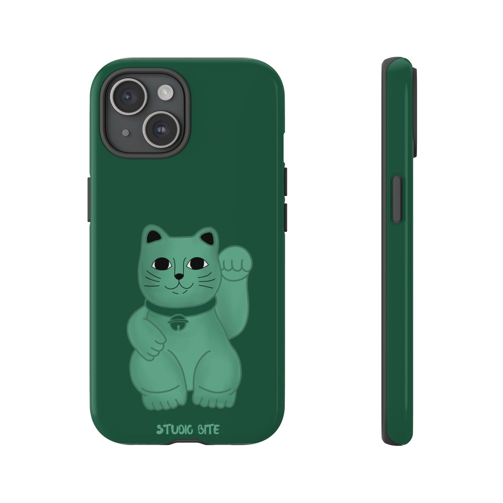 FORTUNE CAT - FOREST GREEN