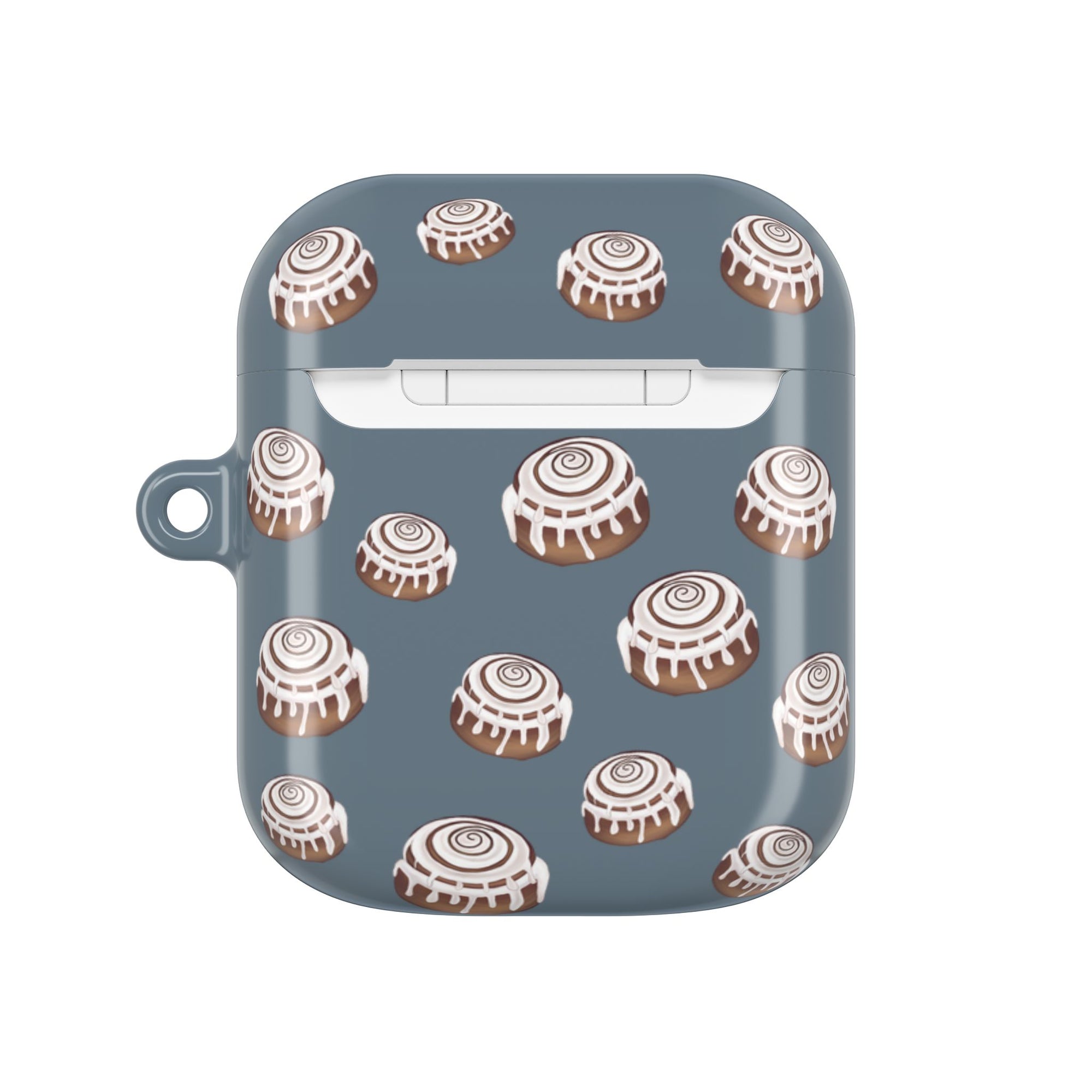 CINNAMON BUN - GREY BLUE - AIRPODS CASE