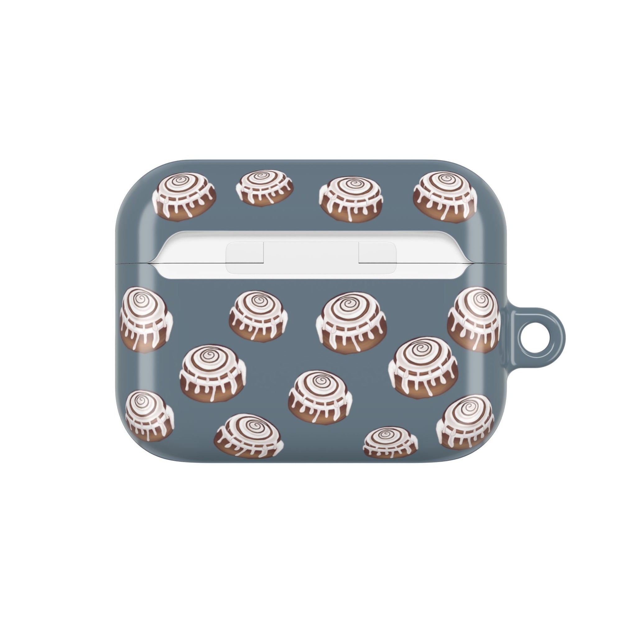 CINNAMON BUN - GREY BLUE - AIRPODS CASE