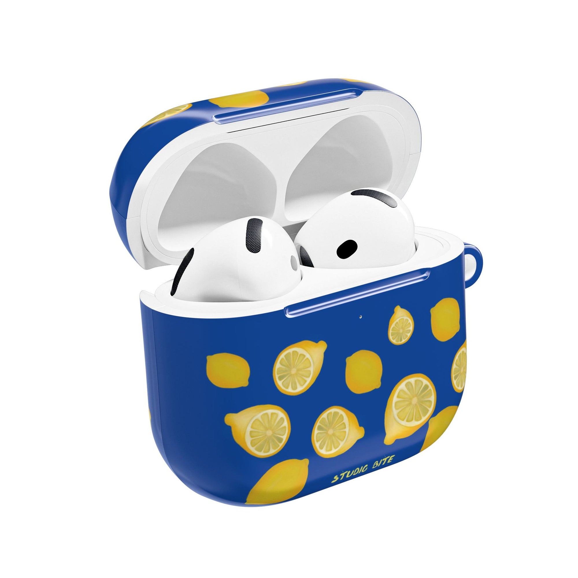 LEMON - ROYAL BLUE - AIRPODS 4TH GEN CASE