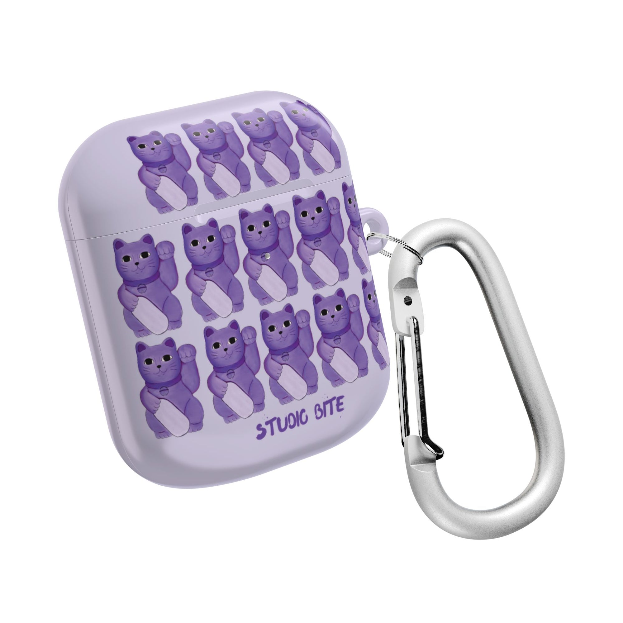 LUCKY CAT - PURPLE - AIRPODS CASE