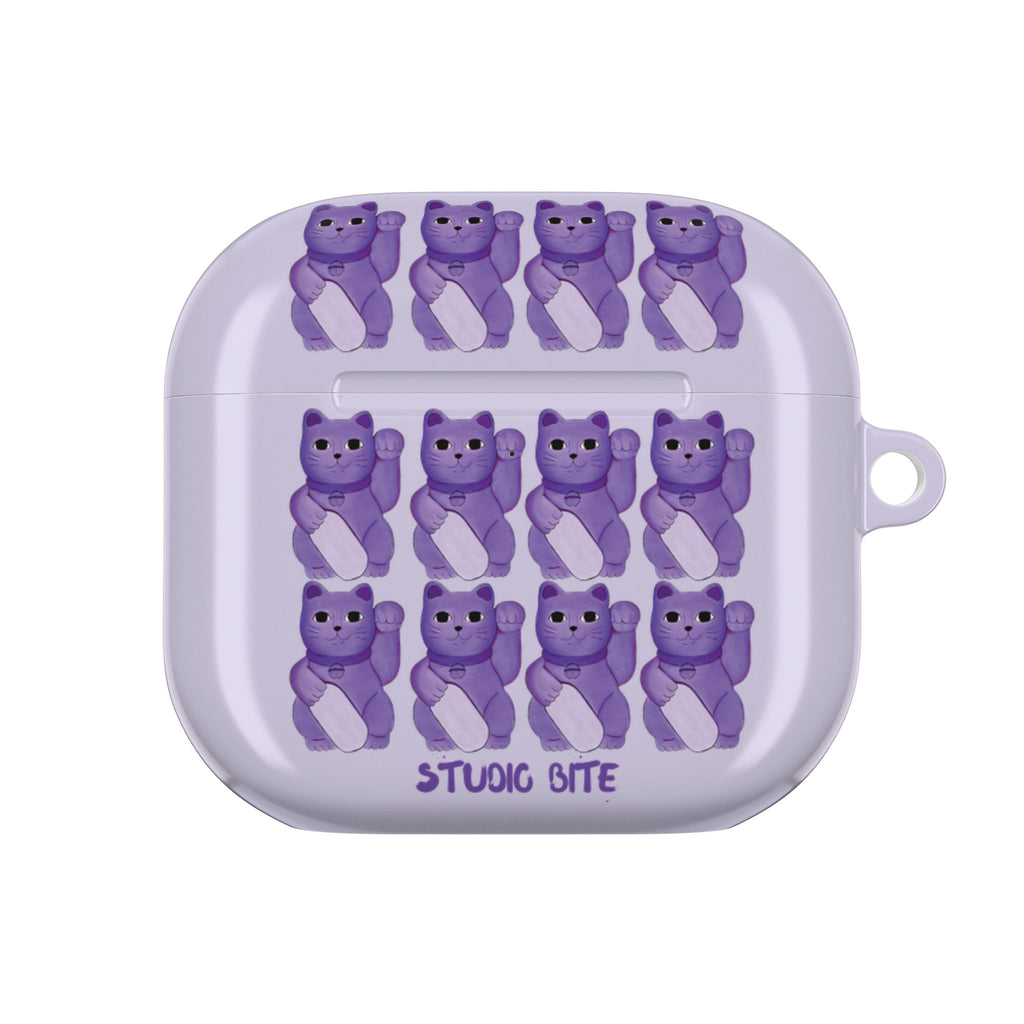 LUCKY CAT - PURPLE - AIRPODS CASE