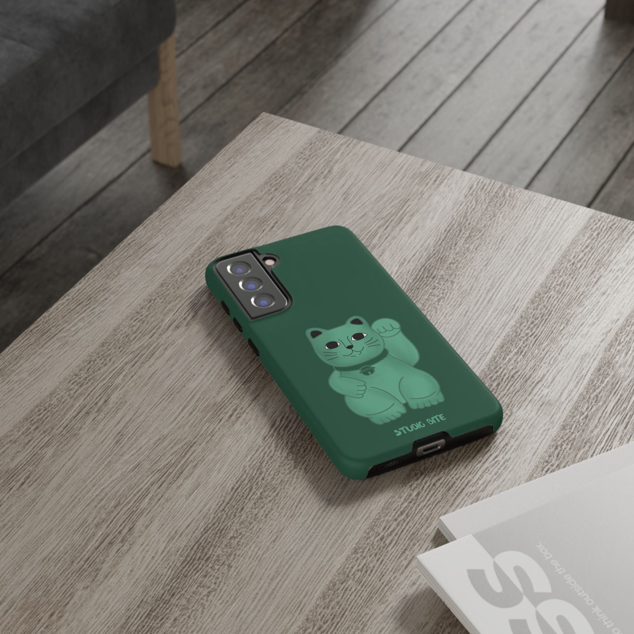 FORTUNE CAT - FOREST GREEN