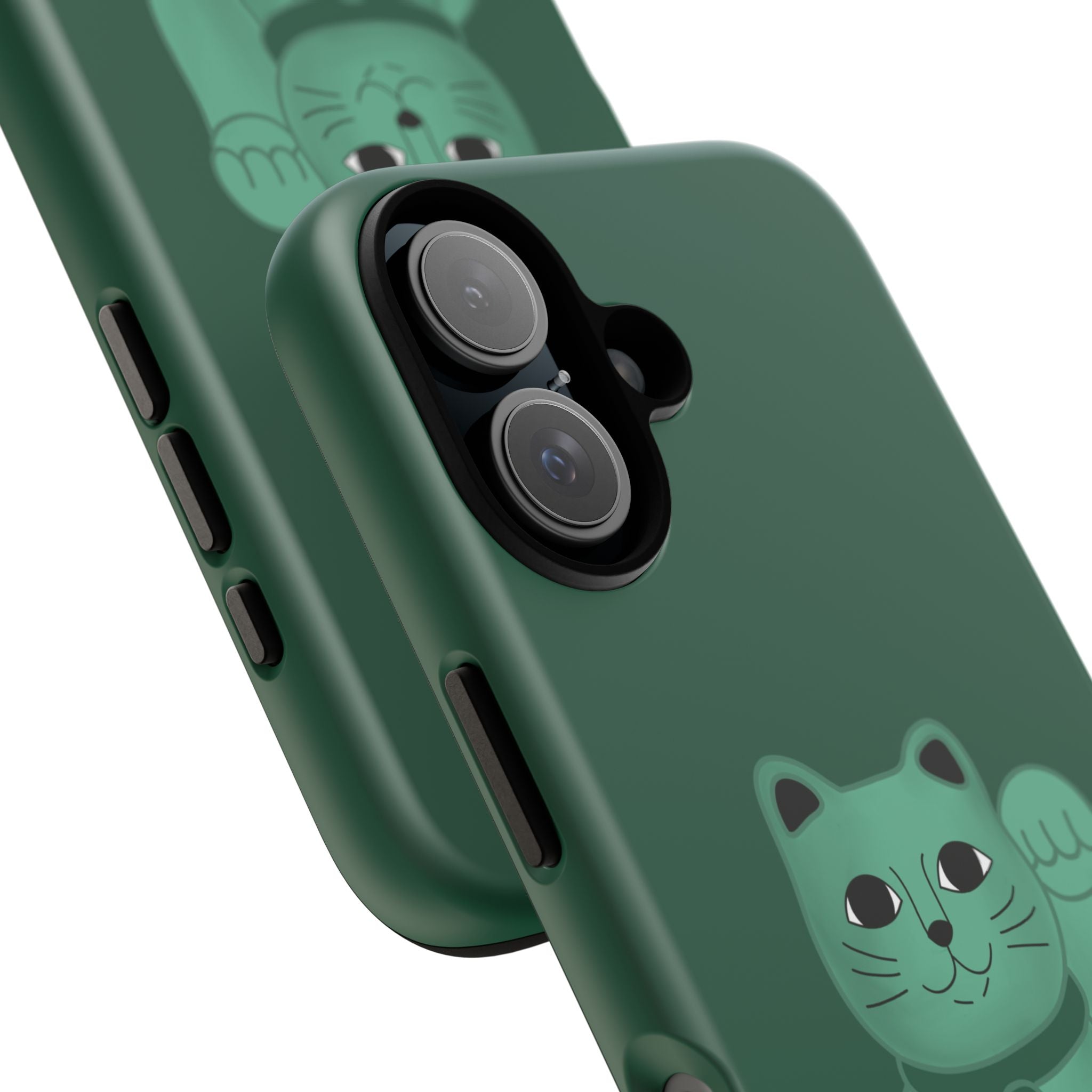 FORTUNE CAT - FOREST GREEN