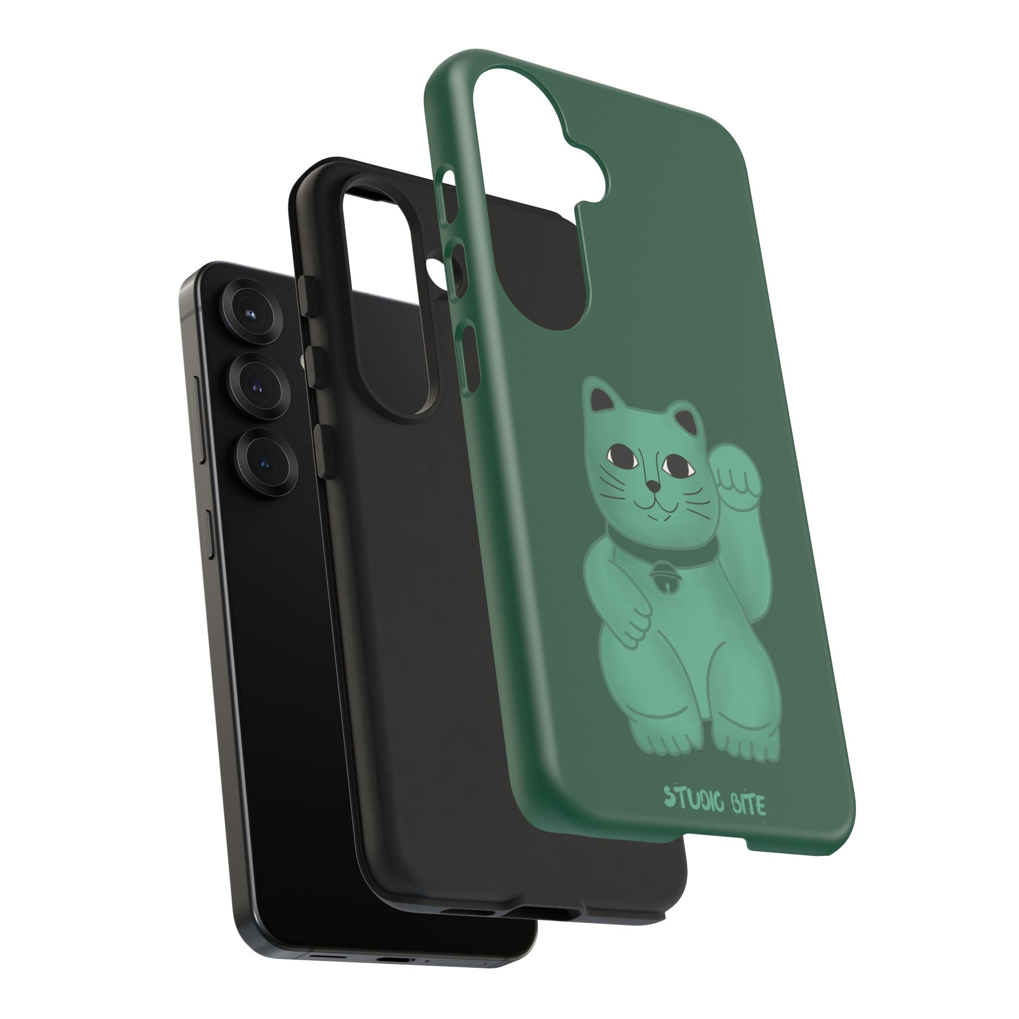 FORTUNE CAT - FOREST GREEN