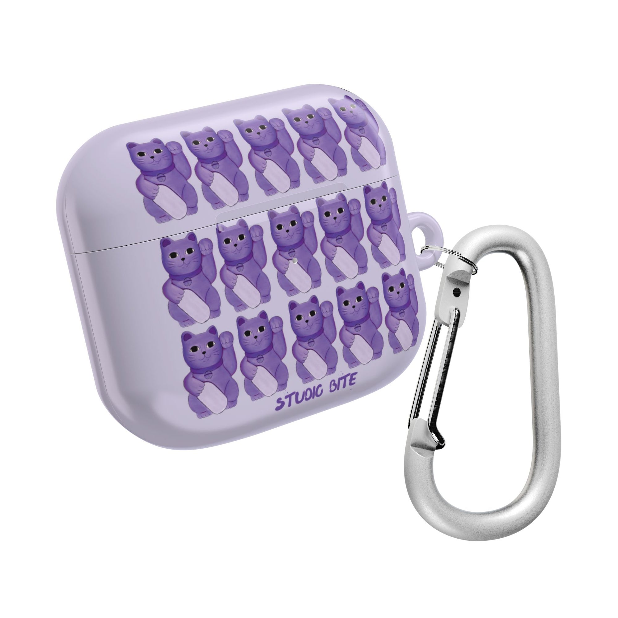 LUCKY CAT - PURPLE - AIRPODS CASE