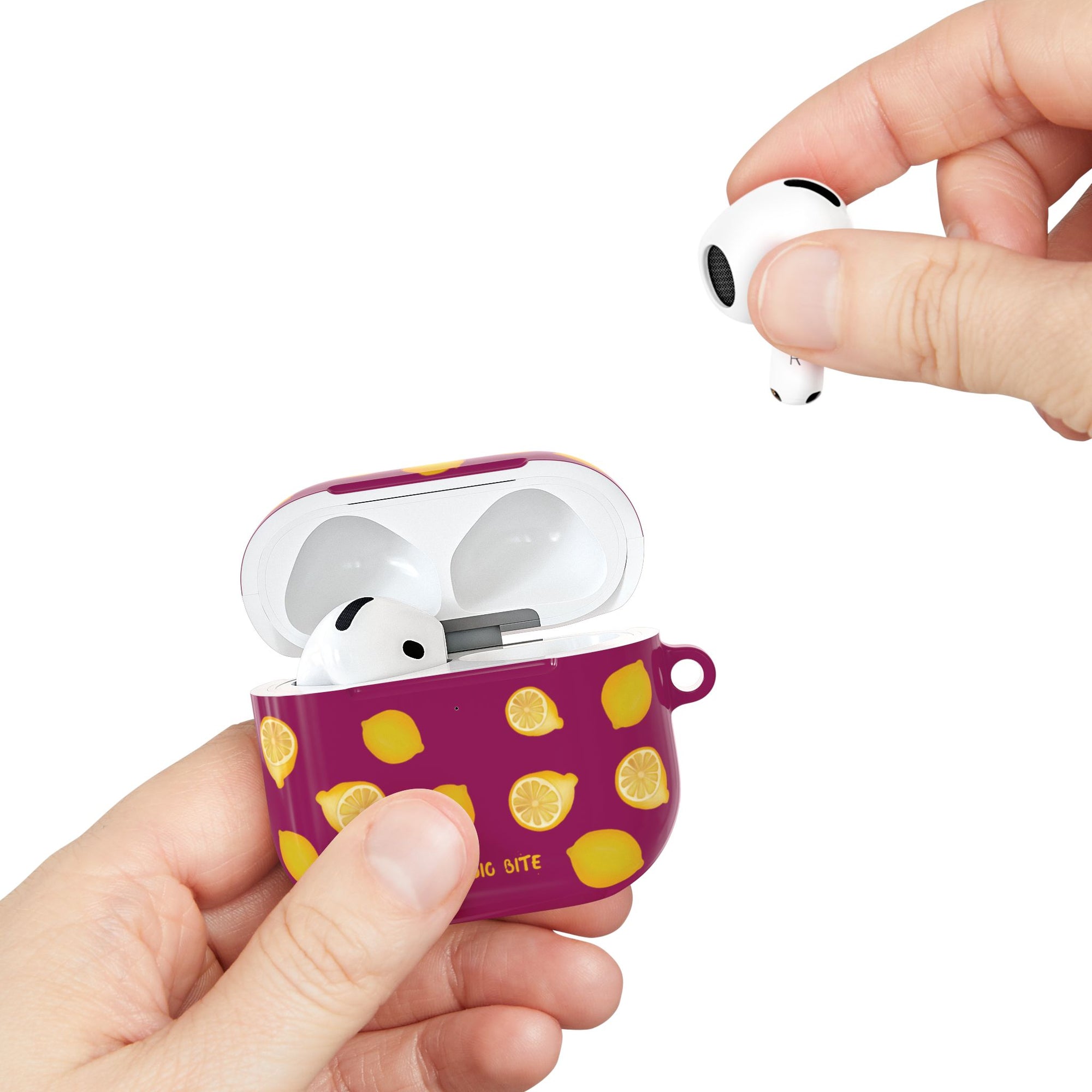LEMON - BORDEAUX - AIRPODS CASE
