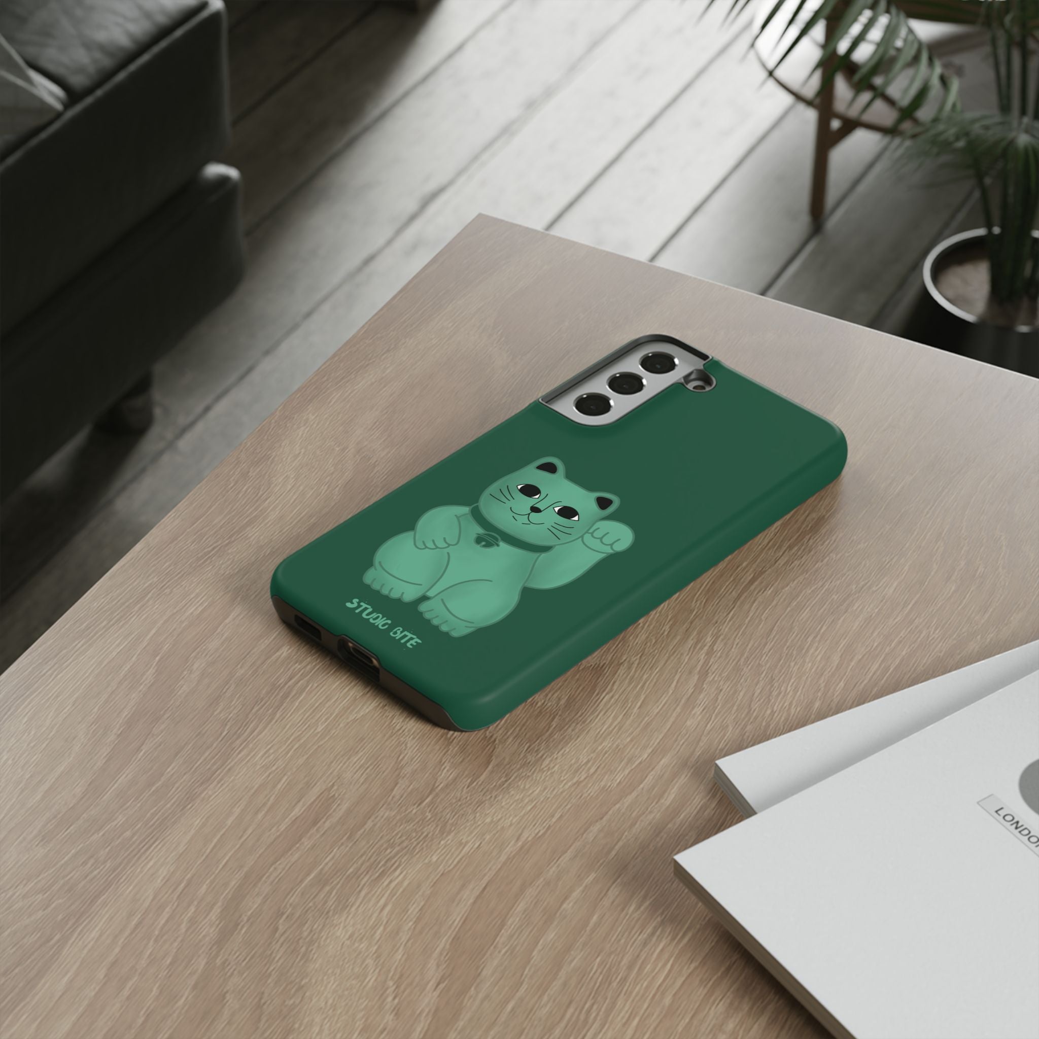 FORTUNE CAT - FOREST GREEN