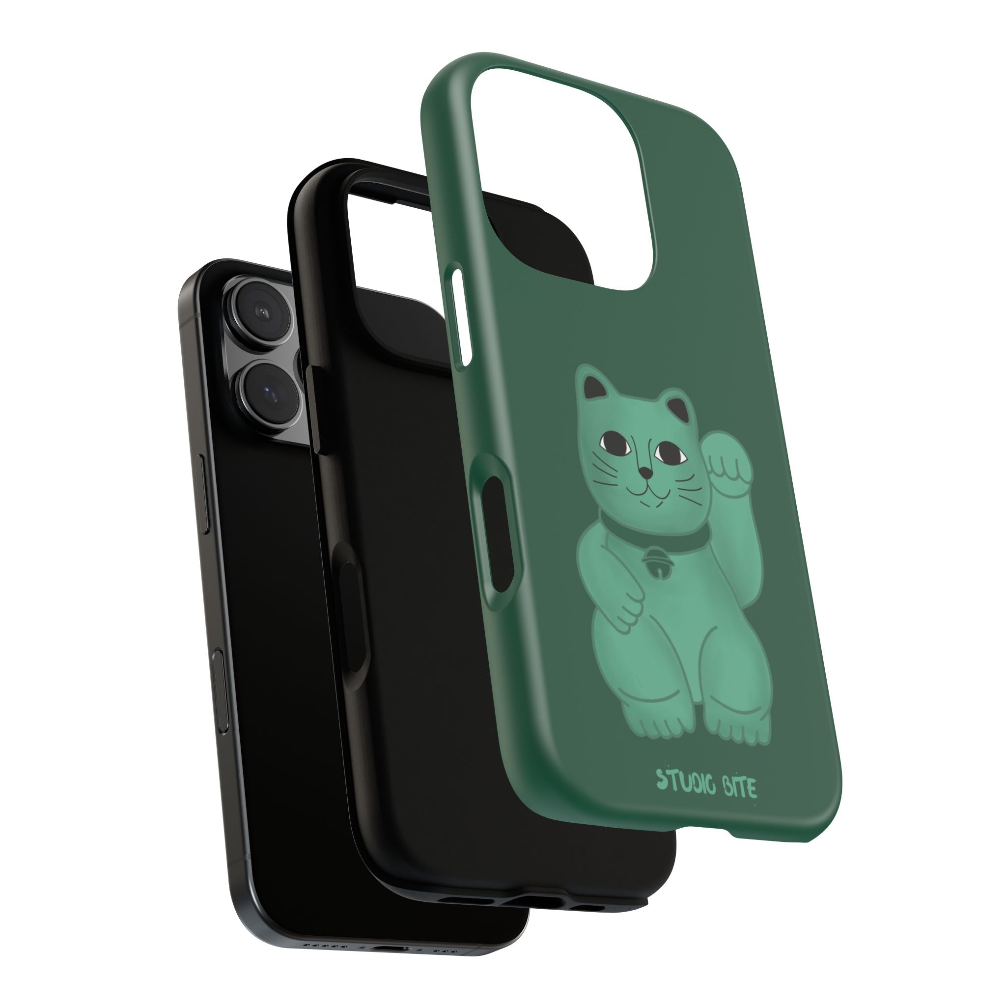 FORTUNE CAT - FOREST GREEN
