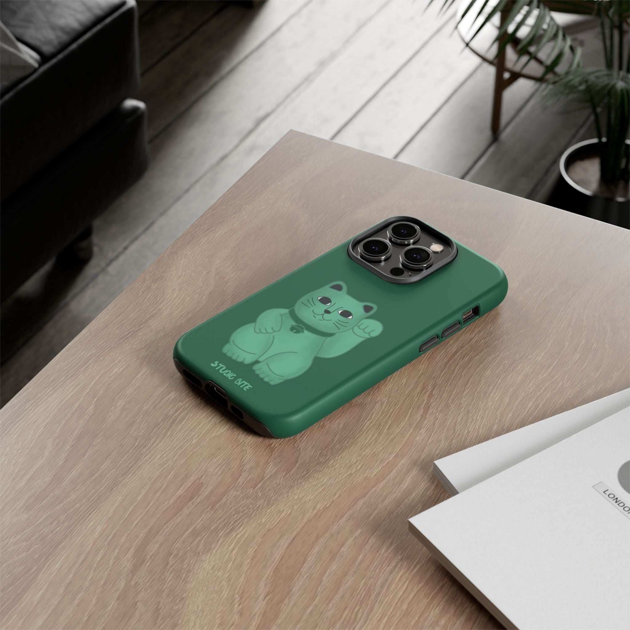 FORTUNE CAT - FOREST GREEN