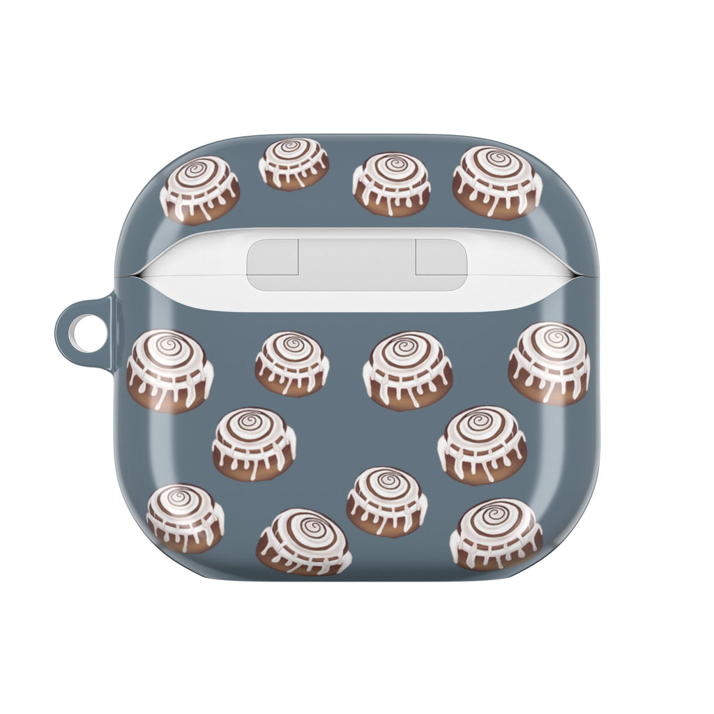 CINNAMON BUN - GREY BLUE - AIRPODS CASE