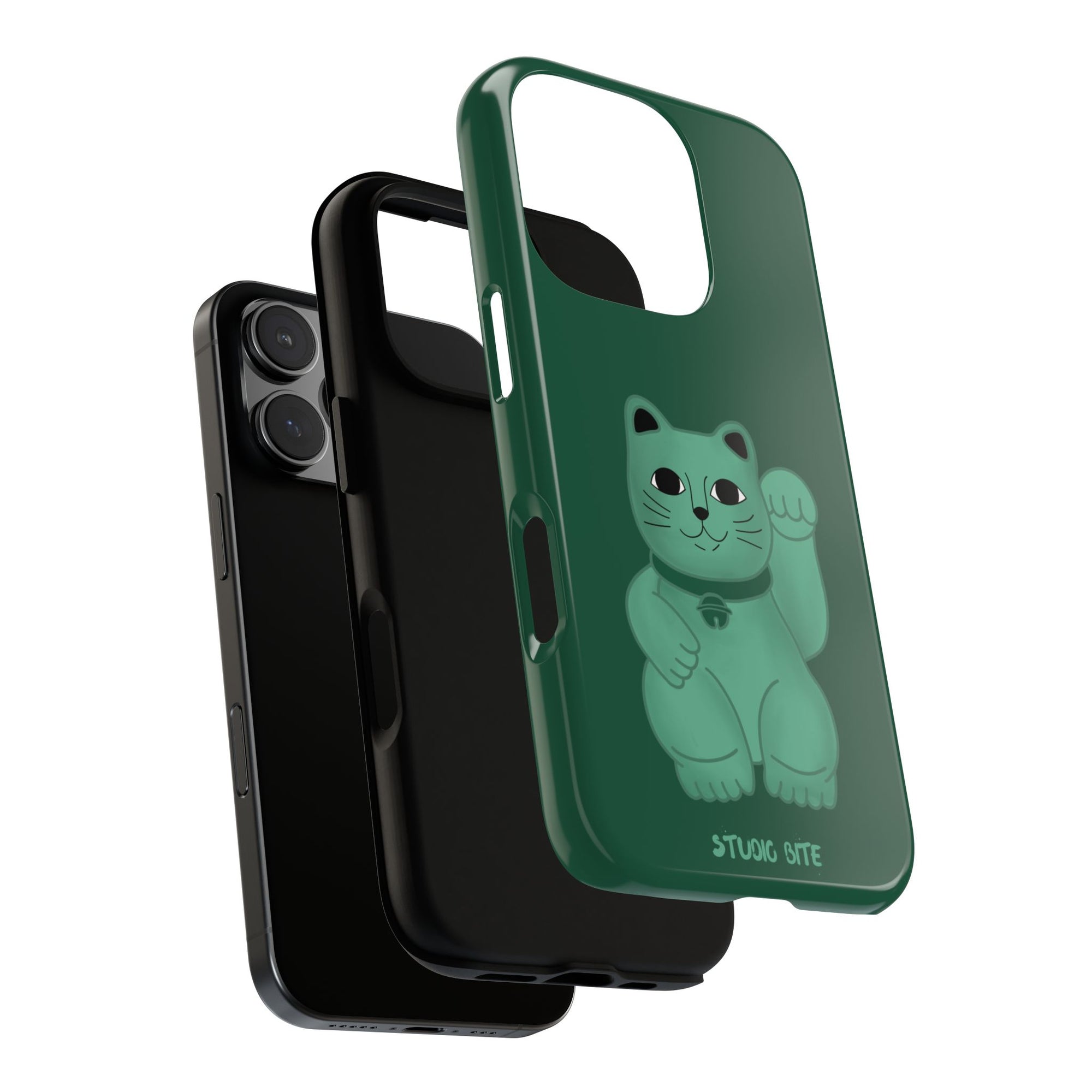 FORTUNE CAT - FOREST GREEN