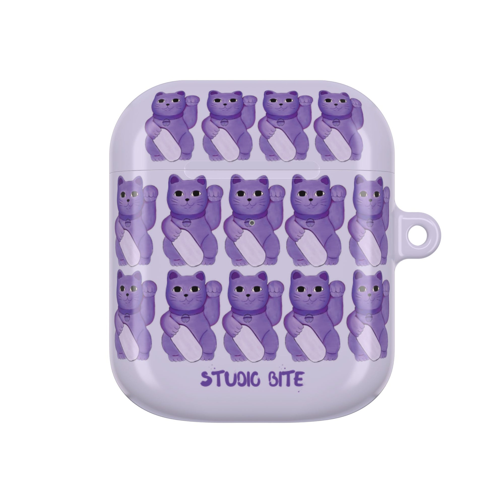 LUCKY CAT - PURPLE - AIRPODS CASE