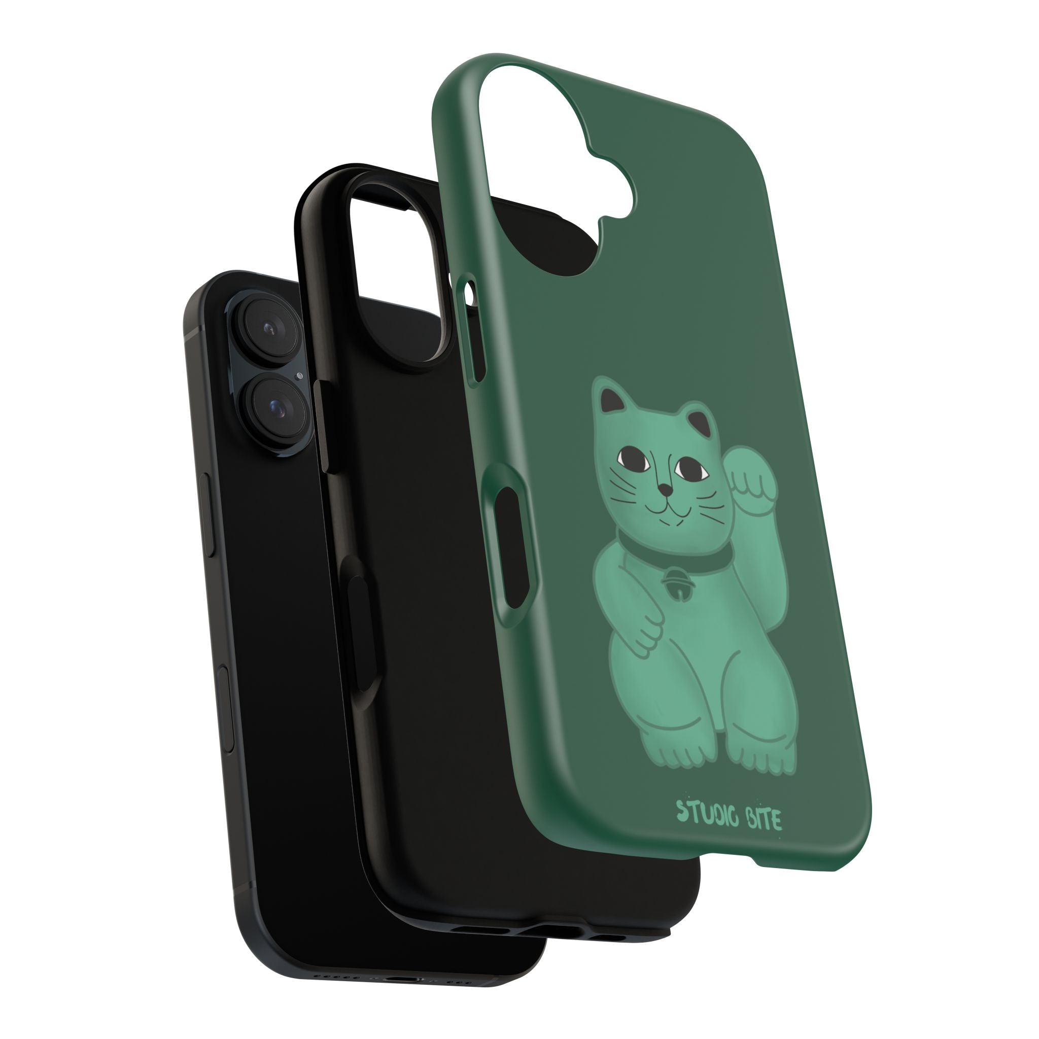 FORTUNE CAT - FOREST GREEN