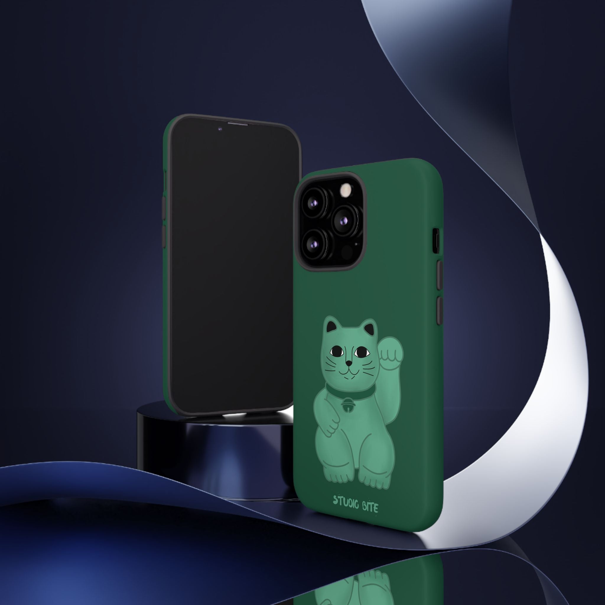 FORTUNE CAT - FOREST GREEN