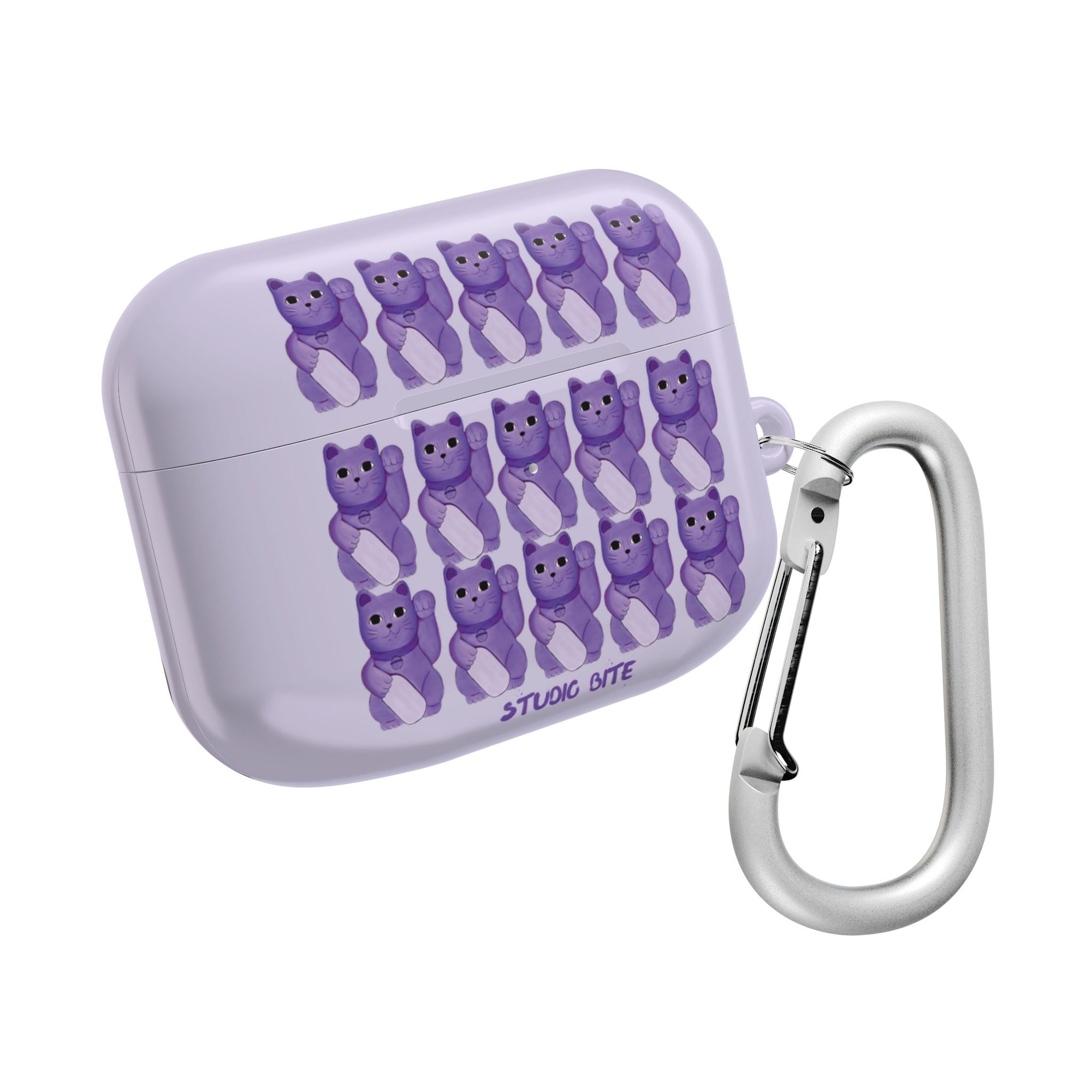 LUCKY CAT - PURPLE - AIRPODS CASE