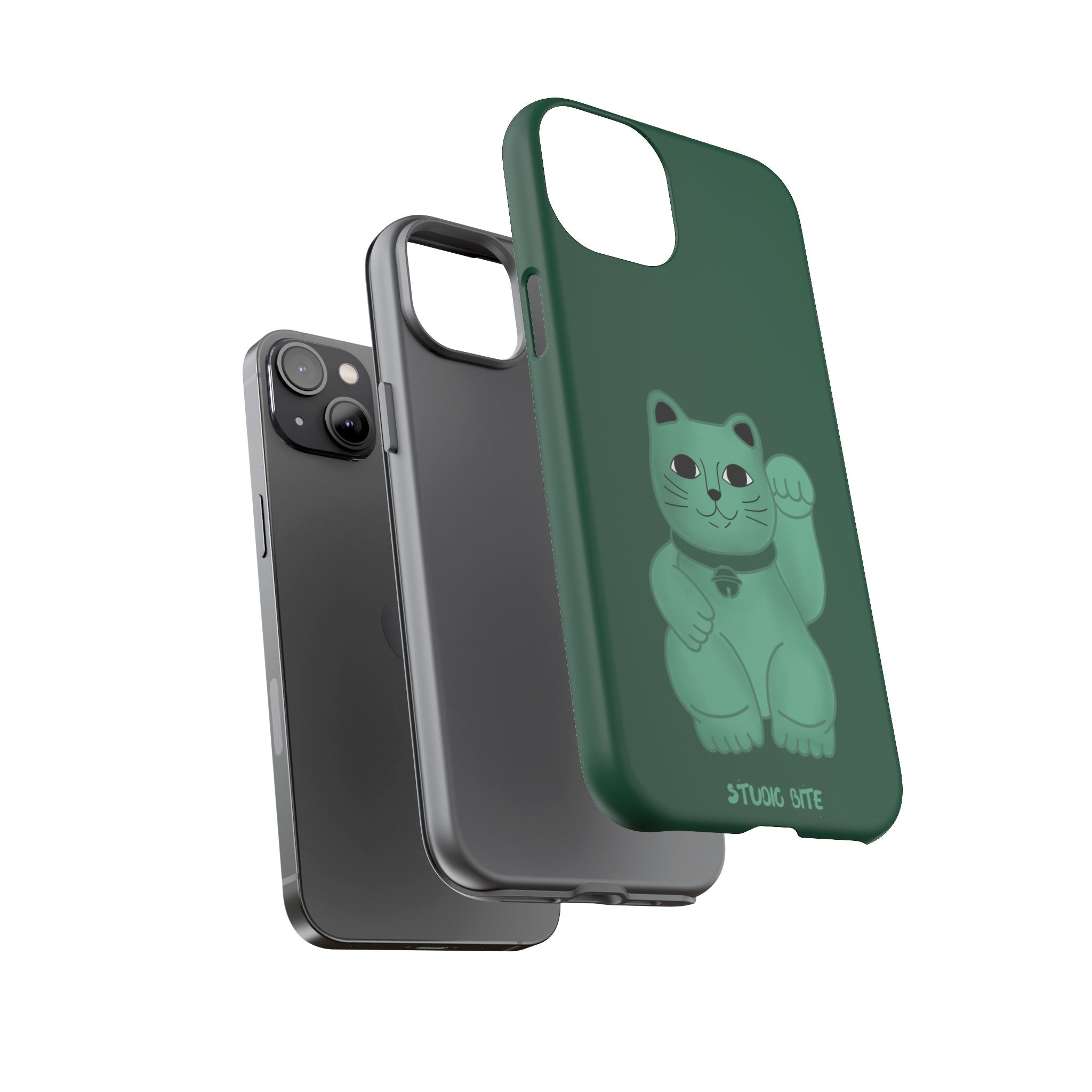 FORTUNE CAT - FOREST GREEN