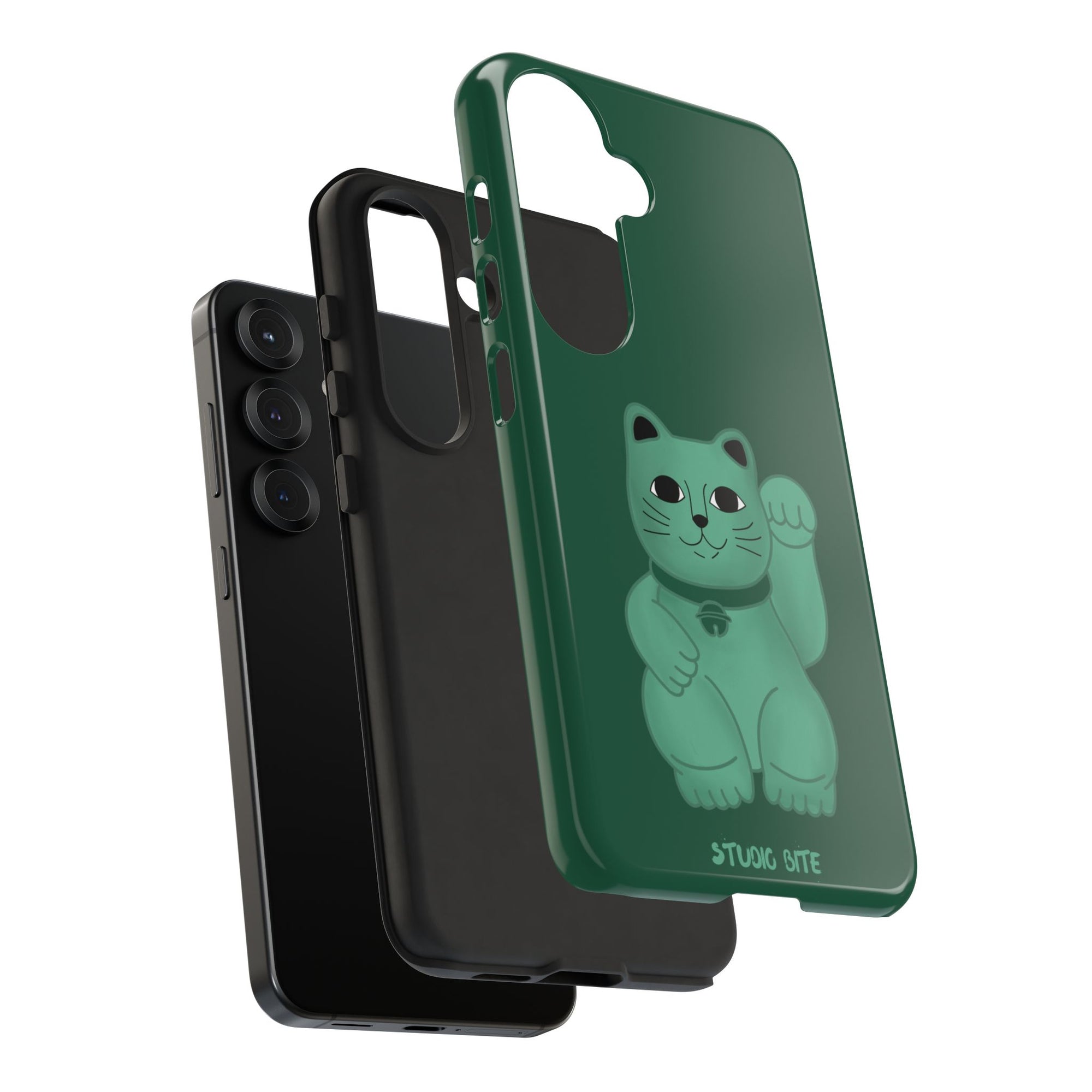 FORTUNE CAT - FOREST GREEN