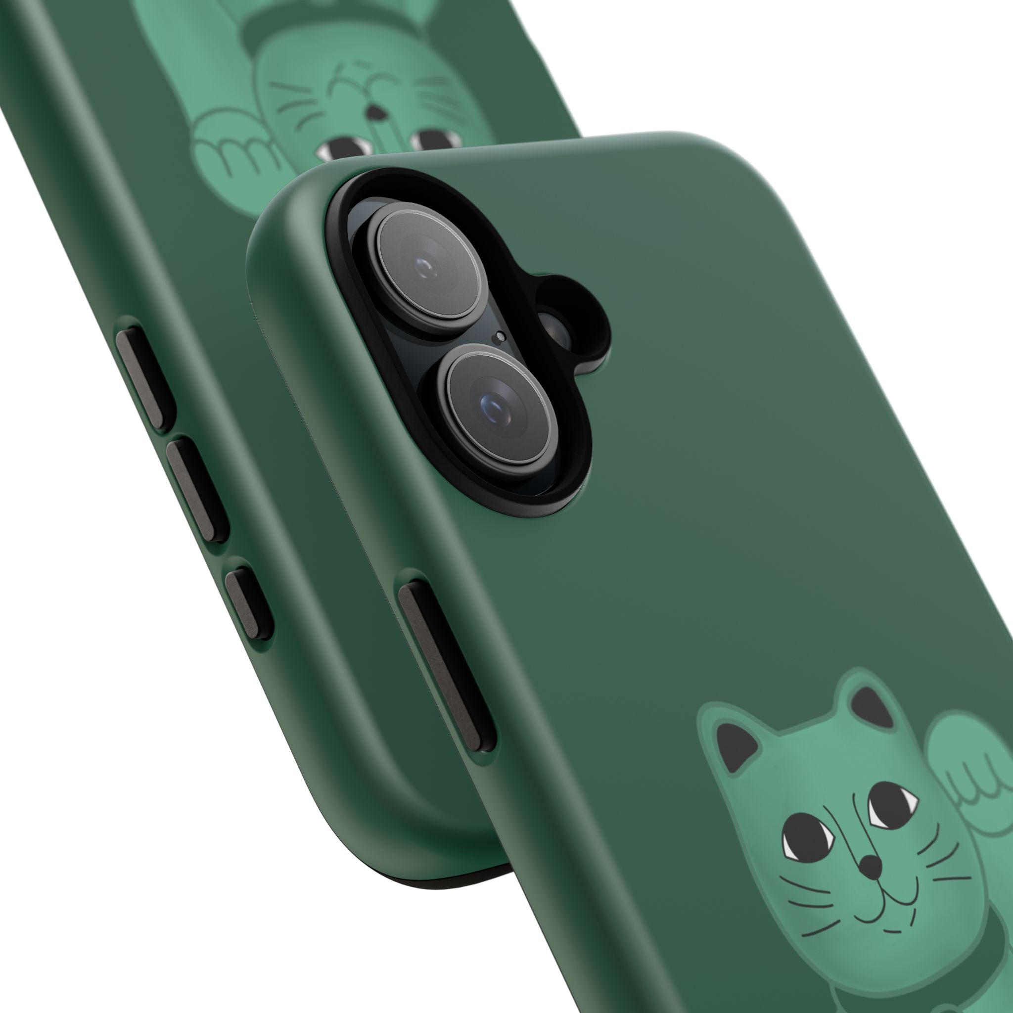 FORTUNE CAT - FOREST GREEN