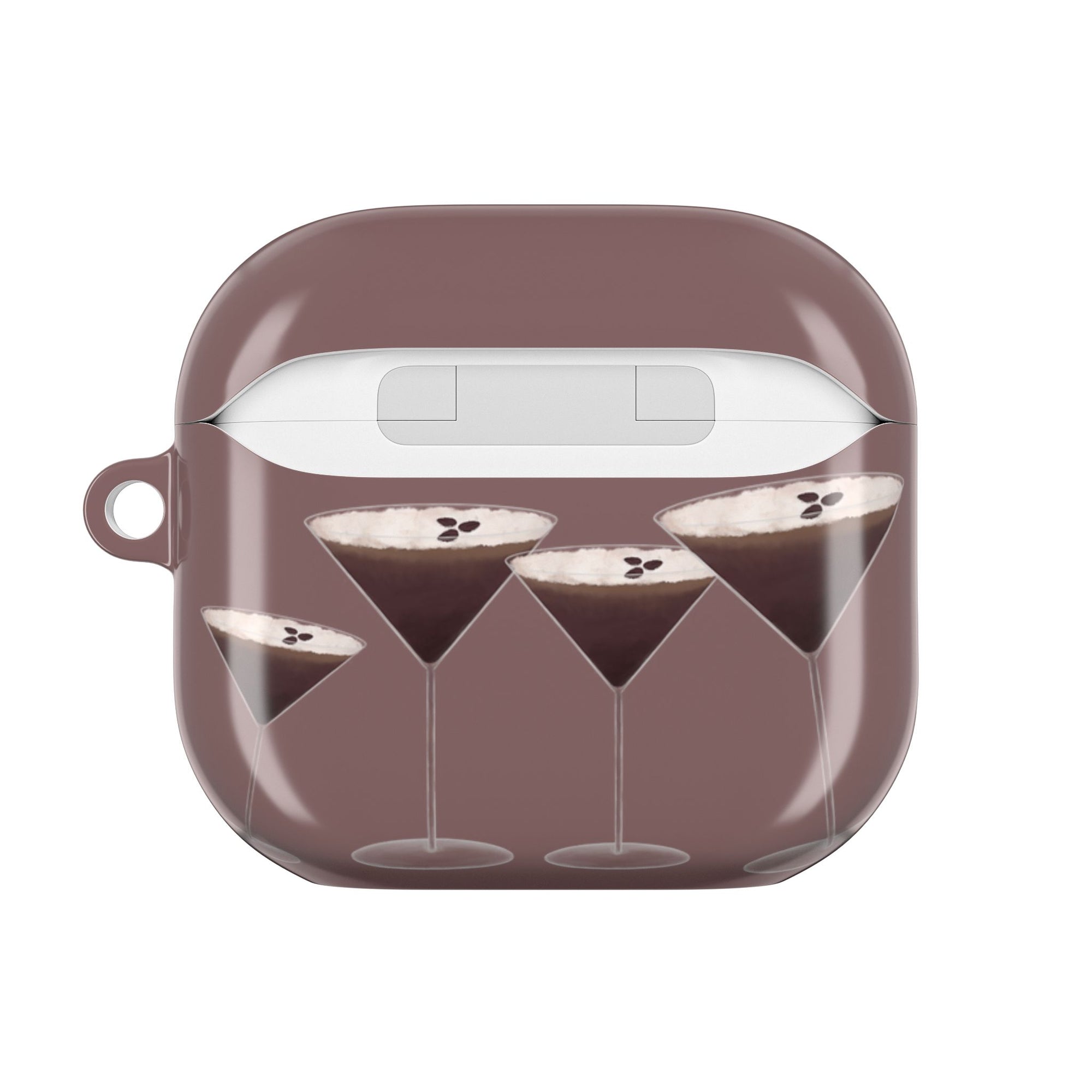 ESPRESSO MARTINI. MOOD. - ROSY BROWN - AIRPODS 4TH GEN CASE