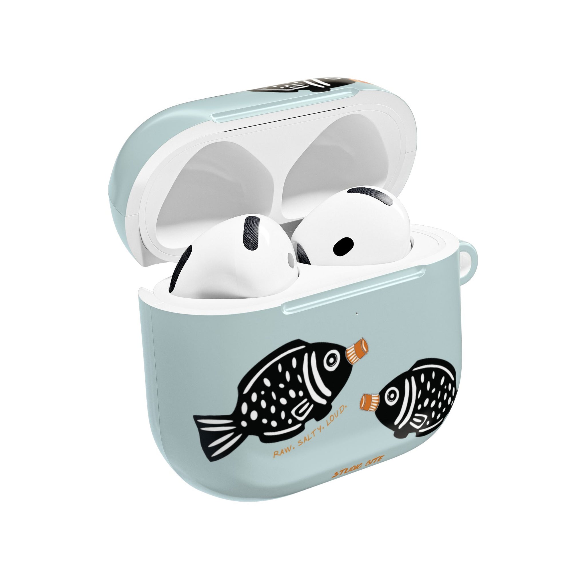 SOY SAUCE FISH - LIGHT BLUE - AIRPODS 4TH GEN CASE