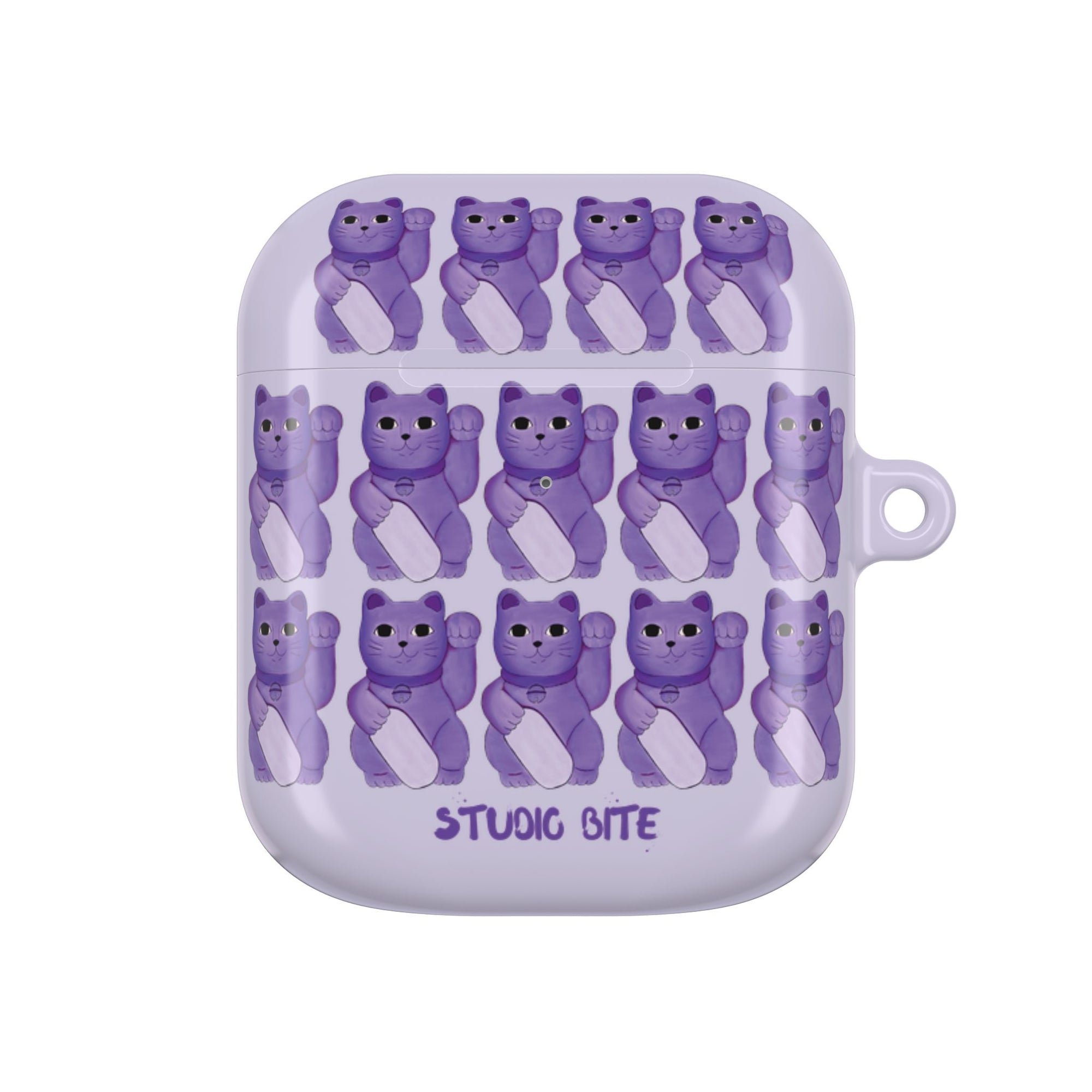 LUCKY CAT - PURPLE - AIRPODS CASE