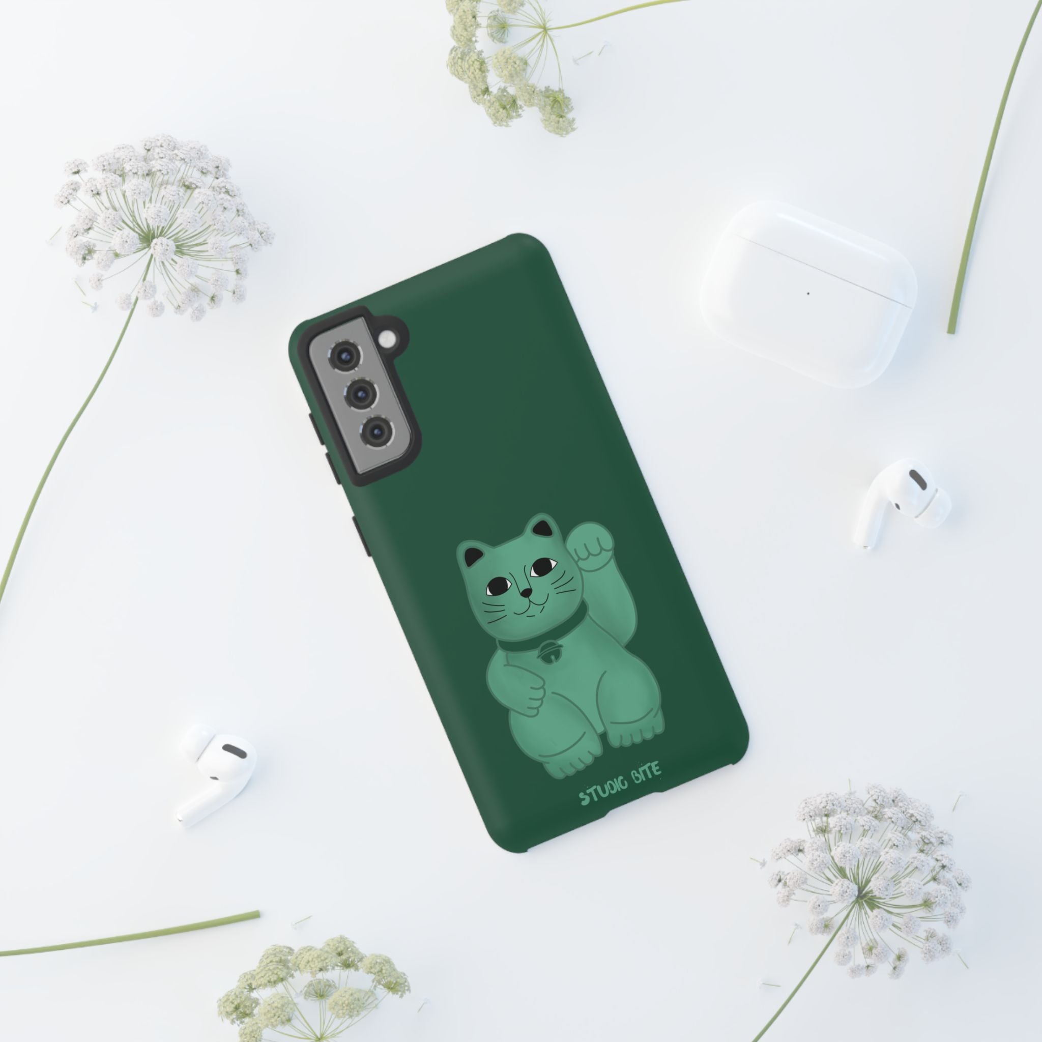 FORTUNE CAT - FOREST GREEN
