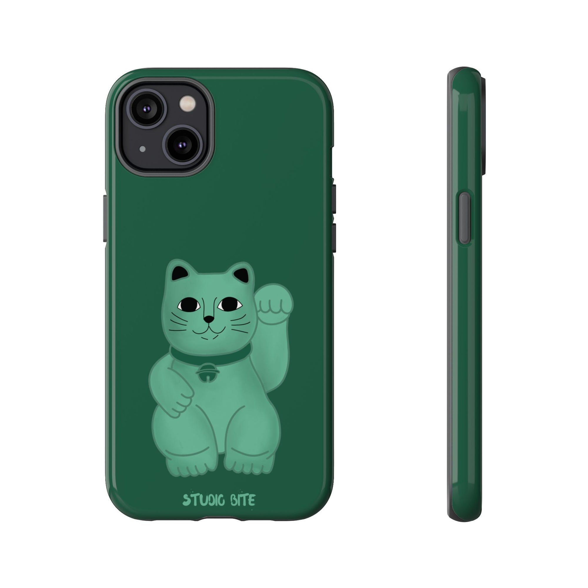 FORTUNE CAT - FOREST GREEN