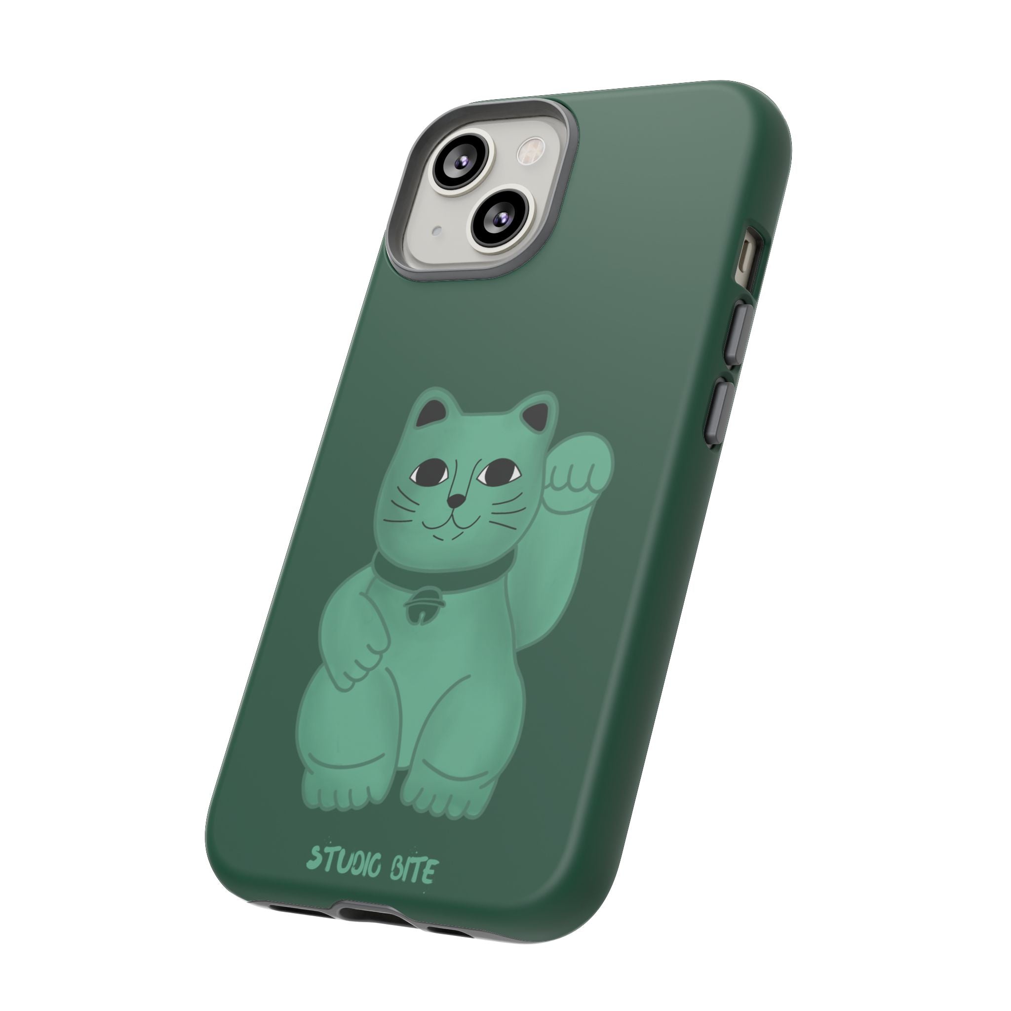 FORTUNE CAT - FOREST GREEN