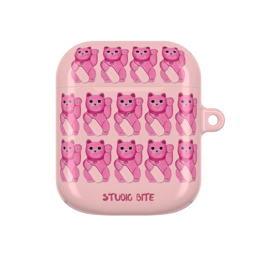LUCKY CAT - ROSÈ - AIRPODS CASE