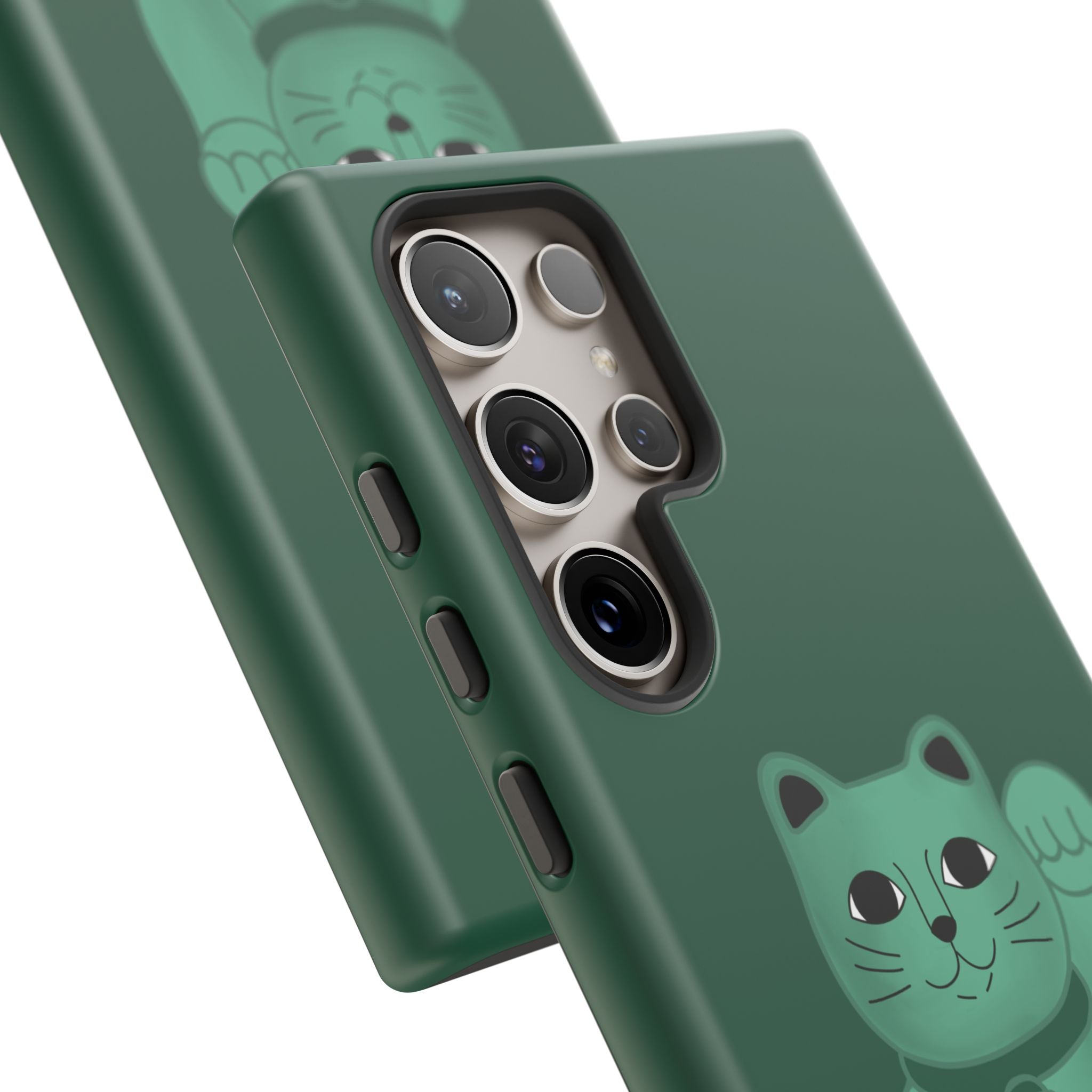 FORTUNE CAT - FOREST GREEN