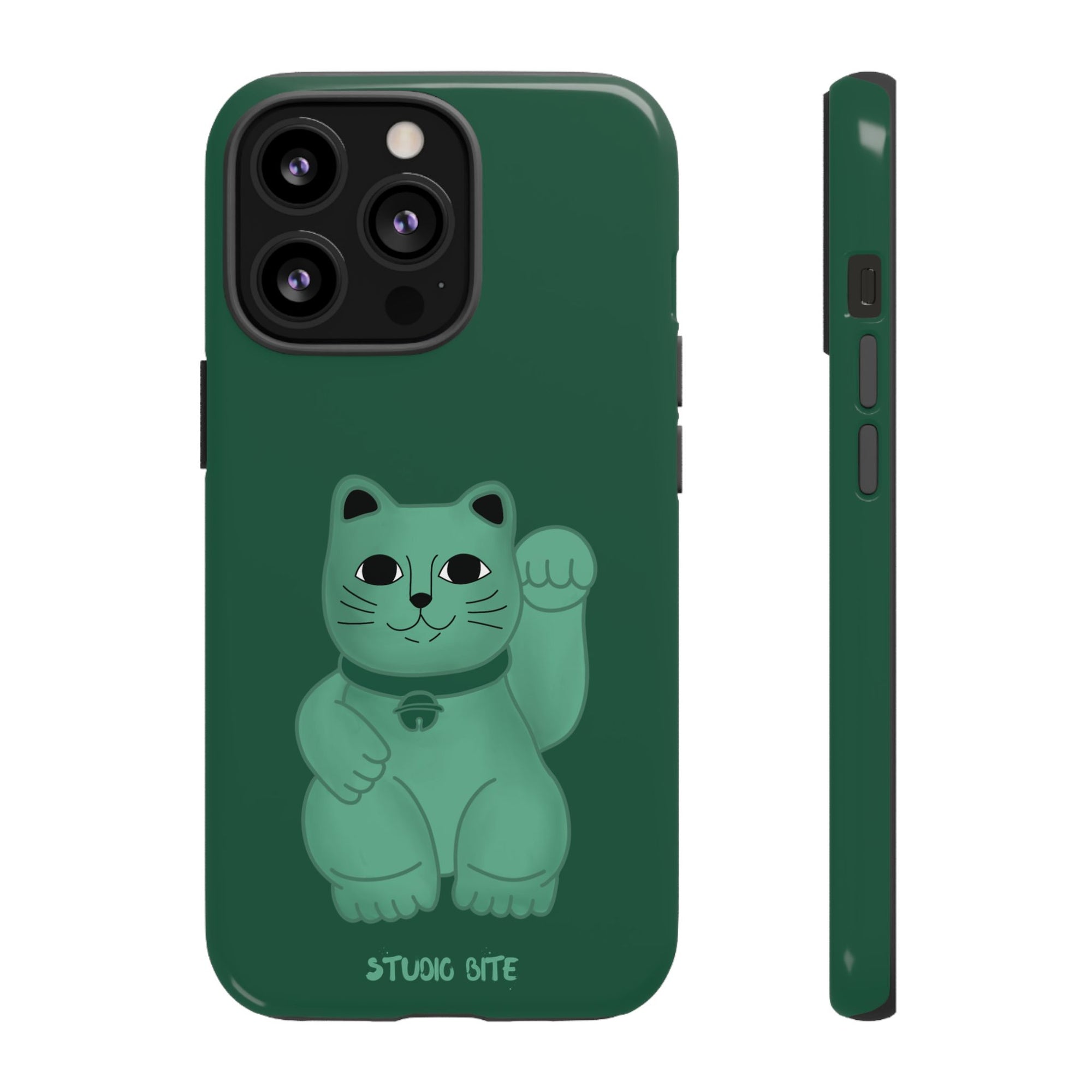 FORTUNE CAT - FOREST GREEN