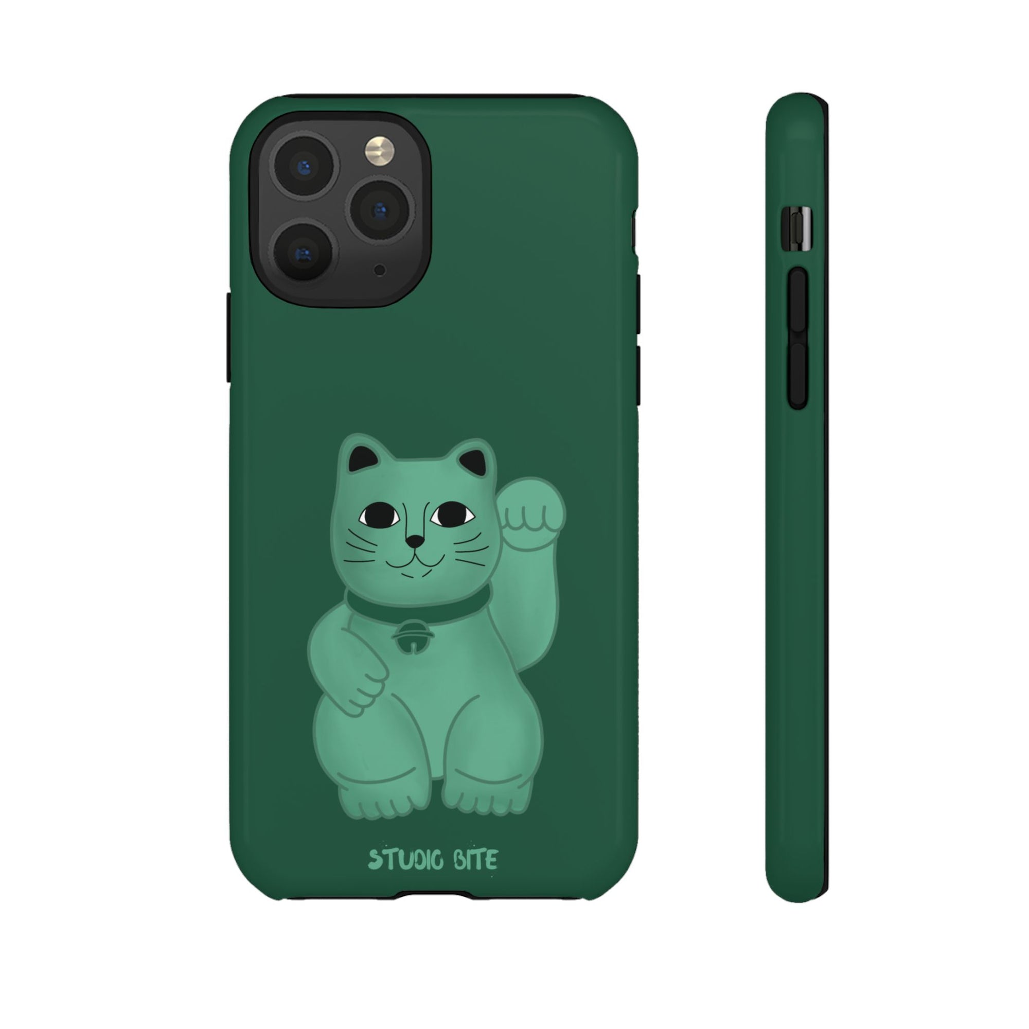 FORTUNE CAT - FOREST GREEN