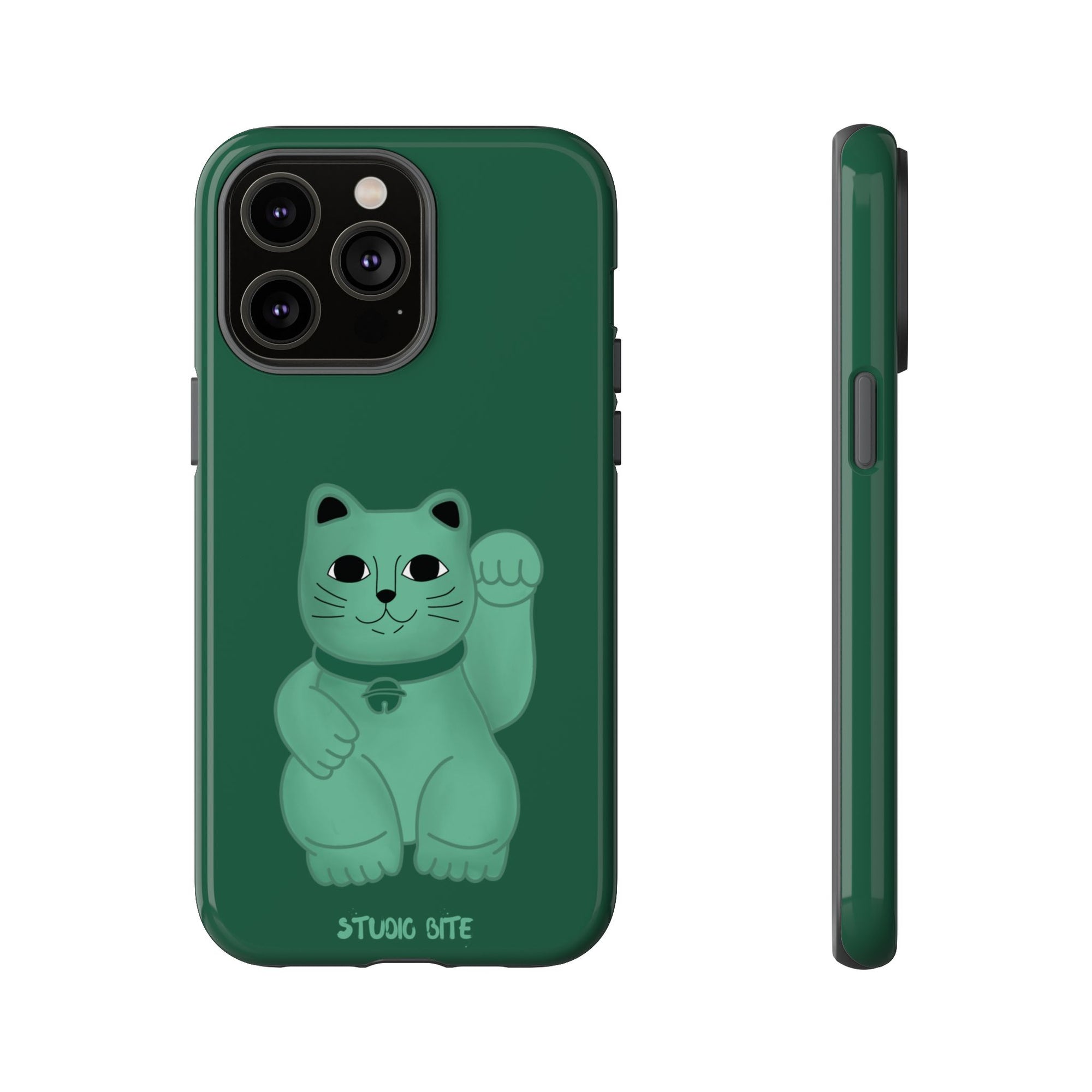 FORTUNE CAT - FOREST GREEN