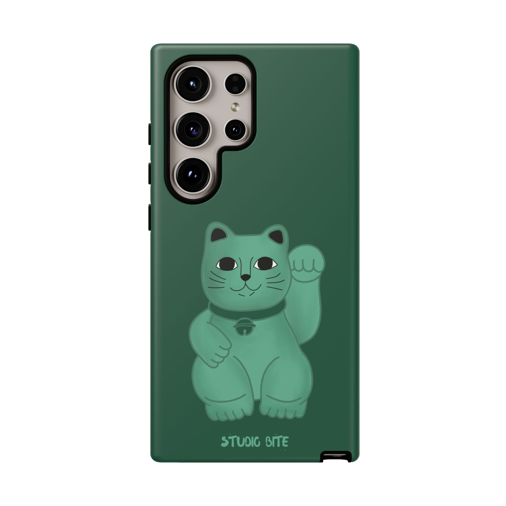 FORTUNE CAT - FOREST GREEN