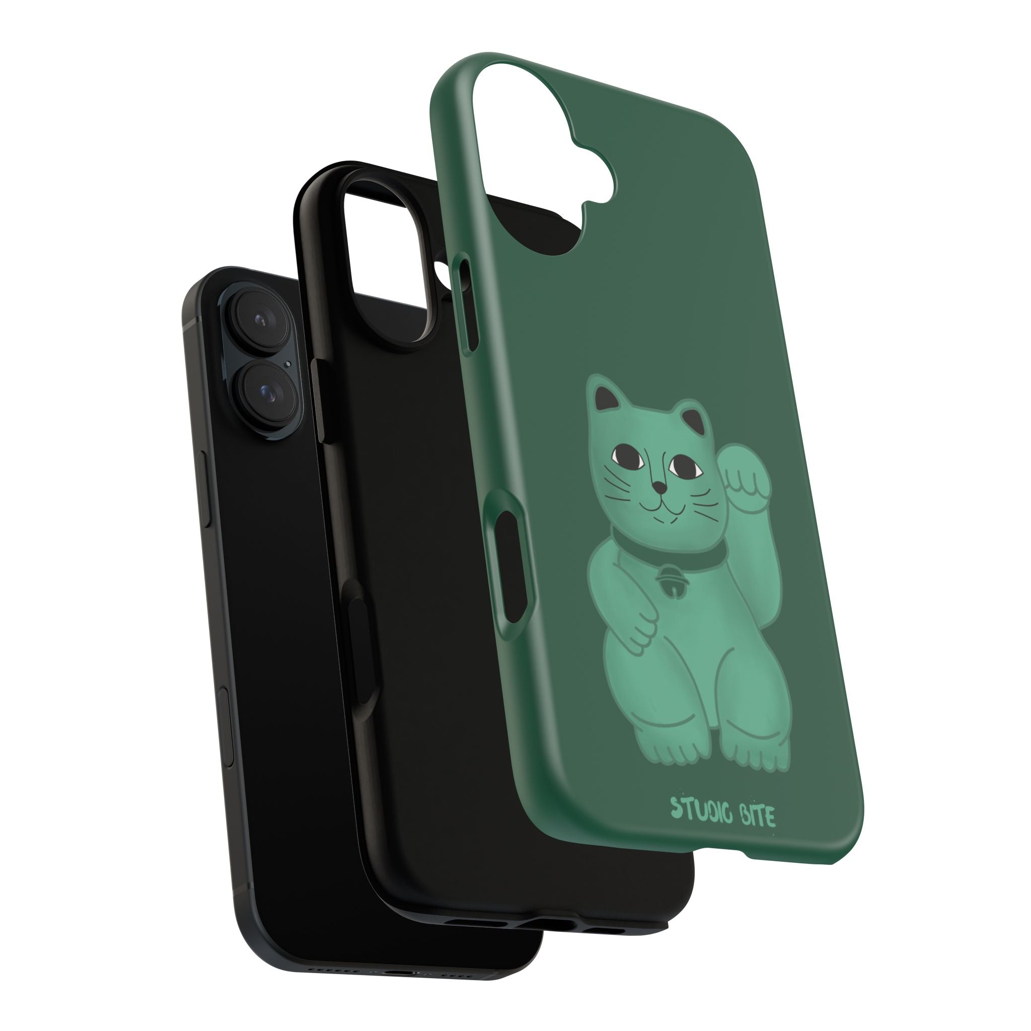 FORTUNE CAT - FOREST GREEN