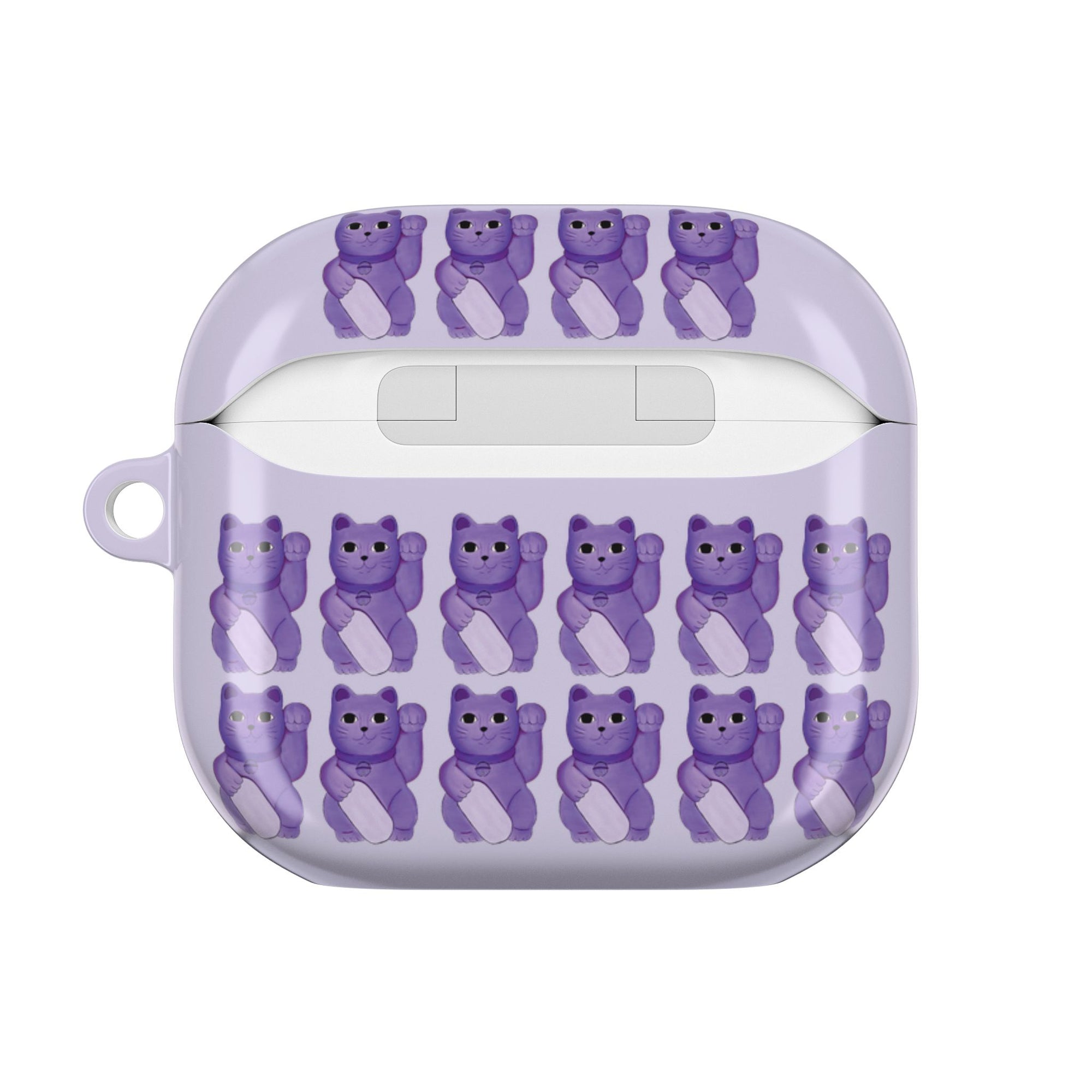LUCKY CAT - PURPLE - AIRPODS 4TH GEN CASE