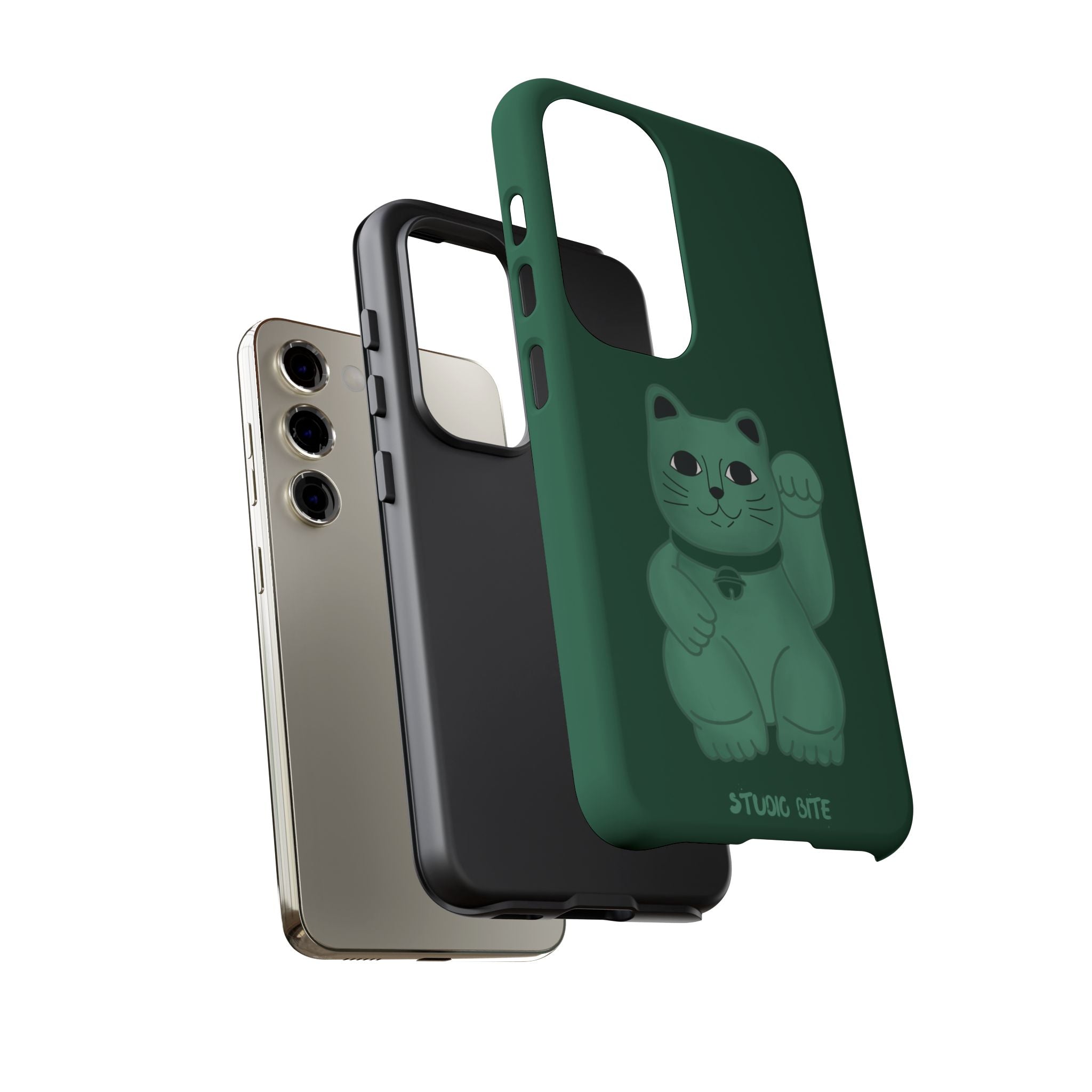 FORTUNE CAT - FOREST GREEN