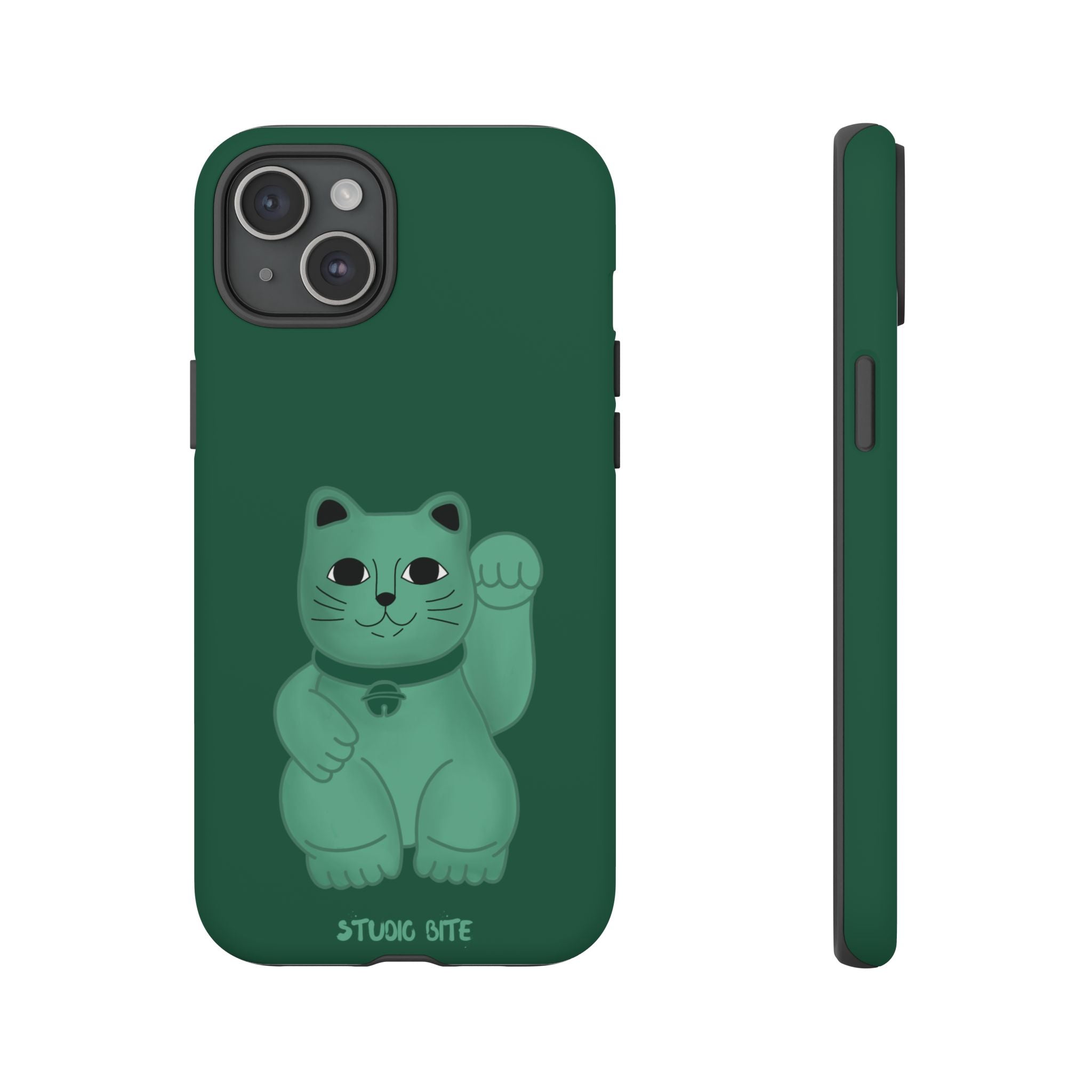FORTUNE CAT - FOREST GREEN