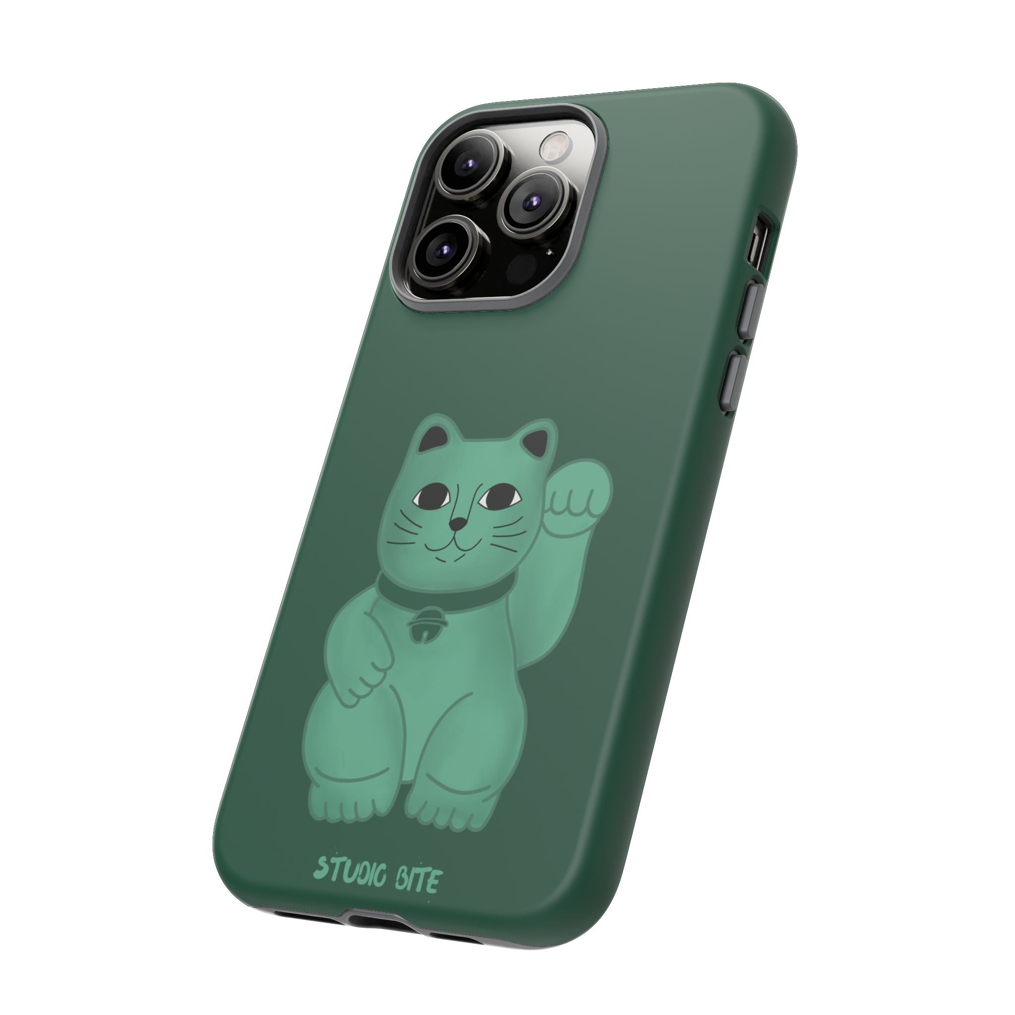 FORTUNE CAT - FOREST GREEN