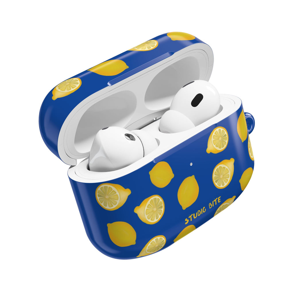 LEMON - ROYAL BLUE - AIRPODS CASE