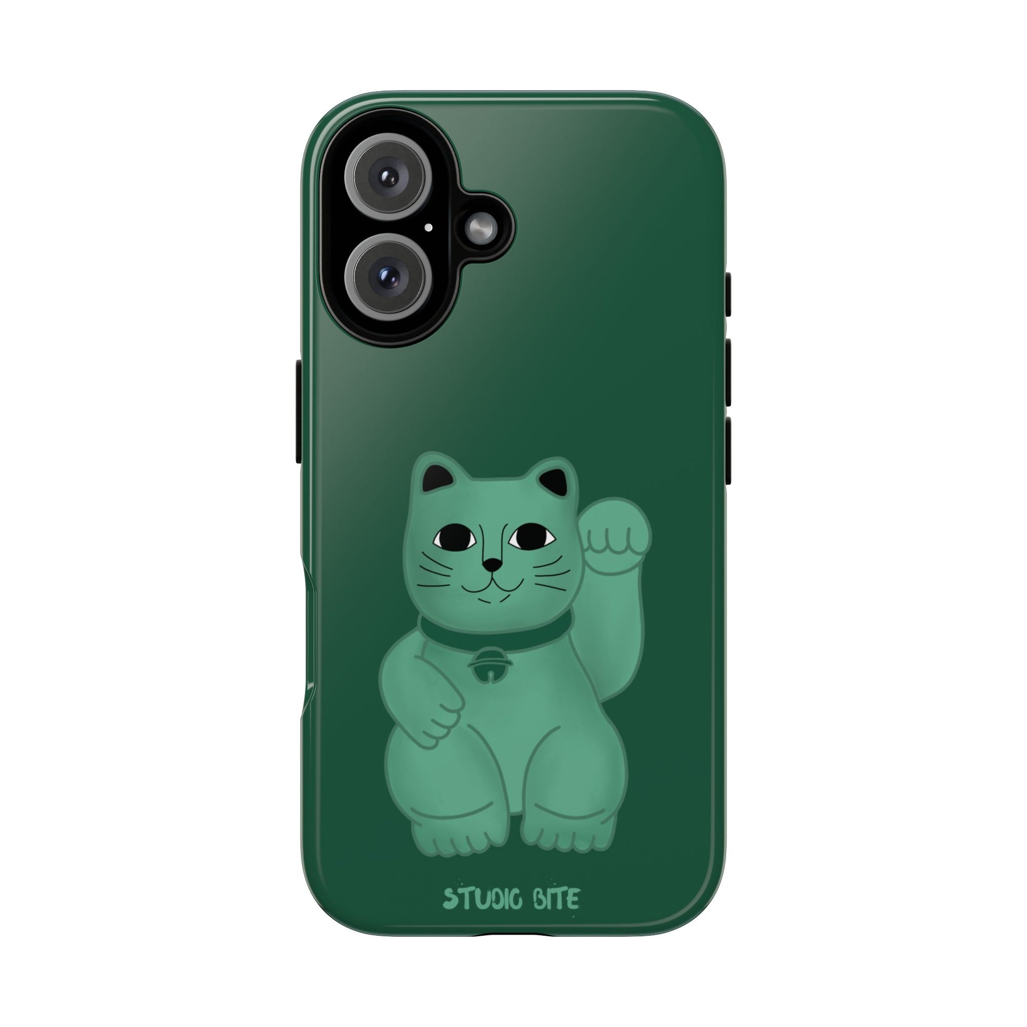 FORTUNE CAT - FOREST GREEN