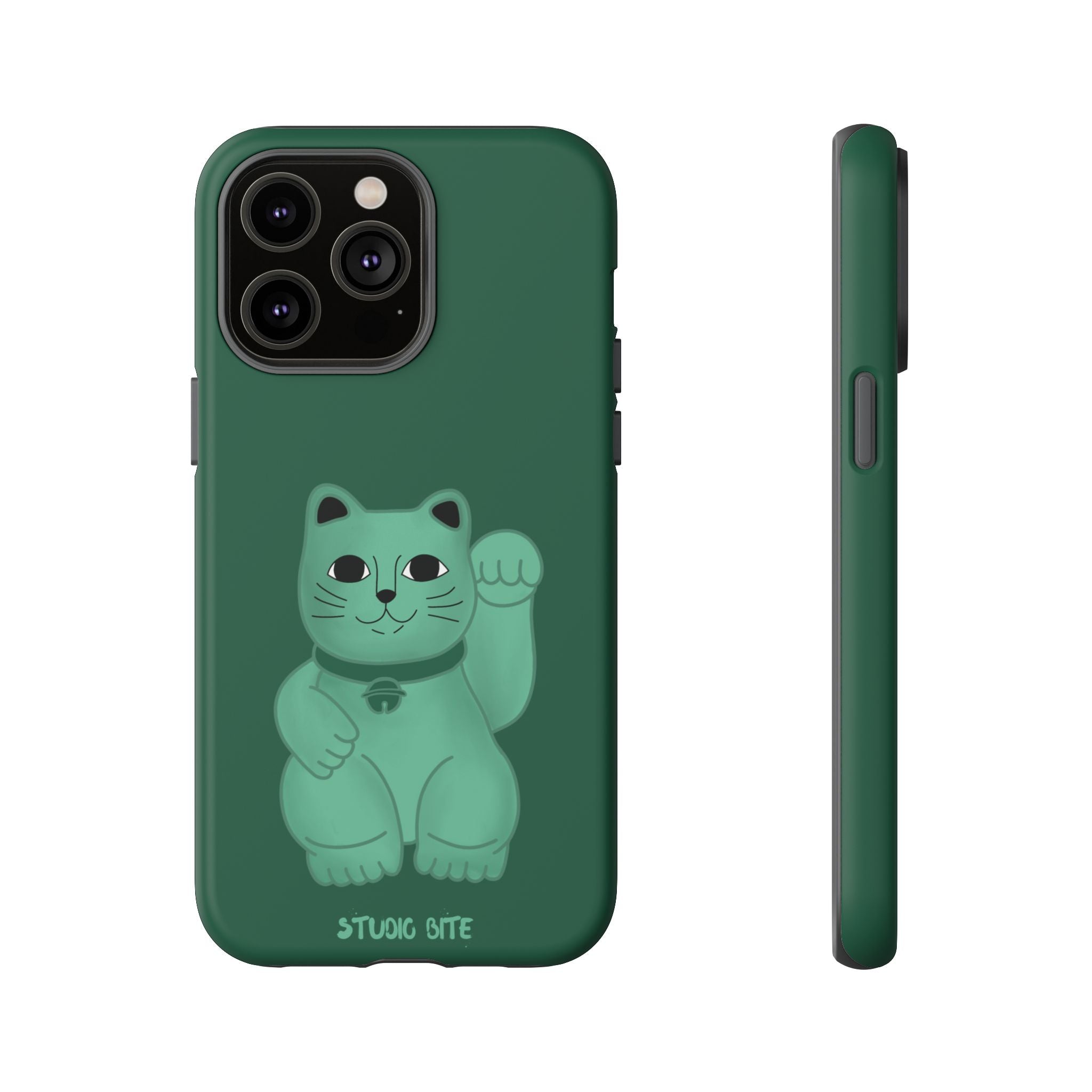 FORTUNE CAT - FOREST GREEN
