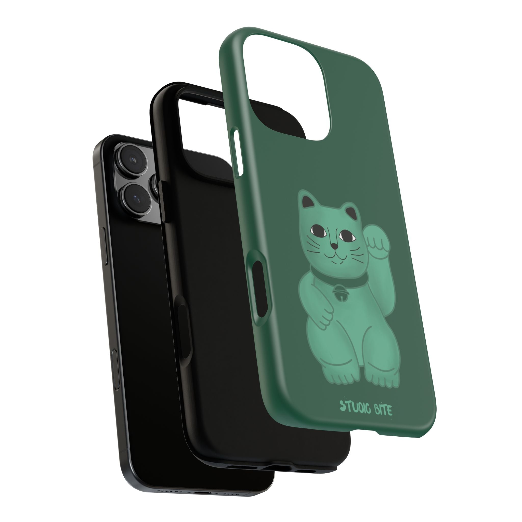 FORTUNE CAT - FOREST GREEN