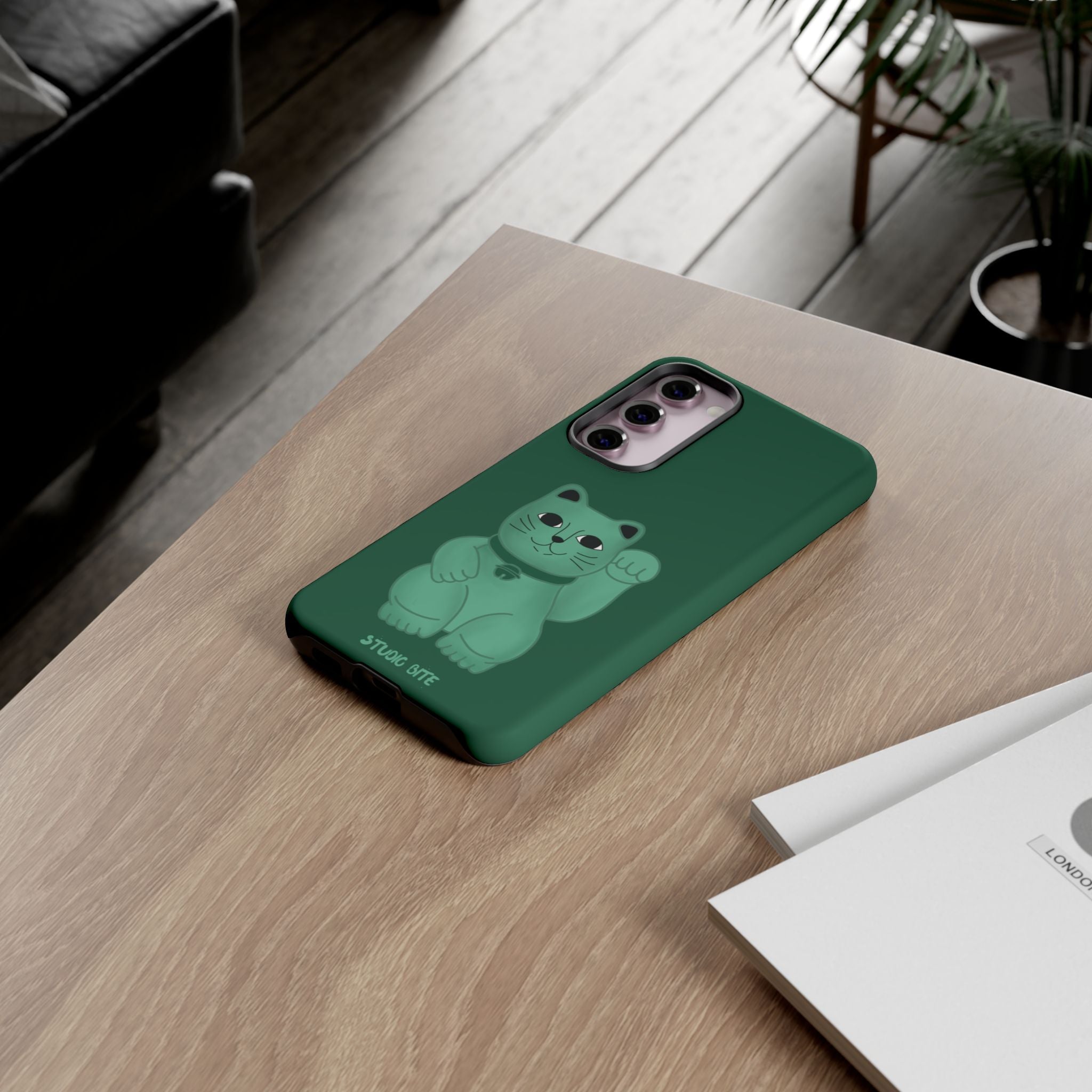 FORTUNE CAT - FOREST GREEN